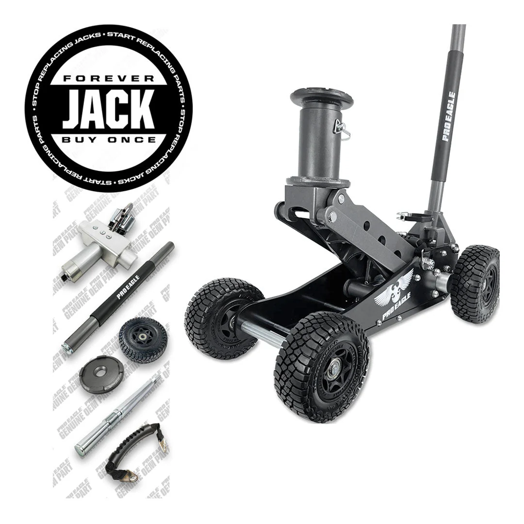 Pro Eagle 2 Ton Big Wheel Off Road Jack "The Beast" - Image 3