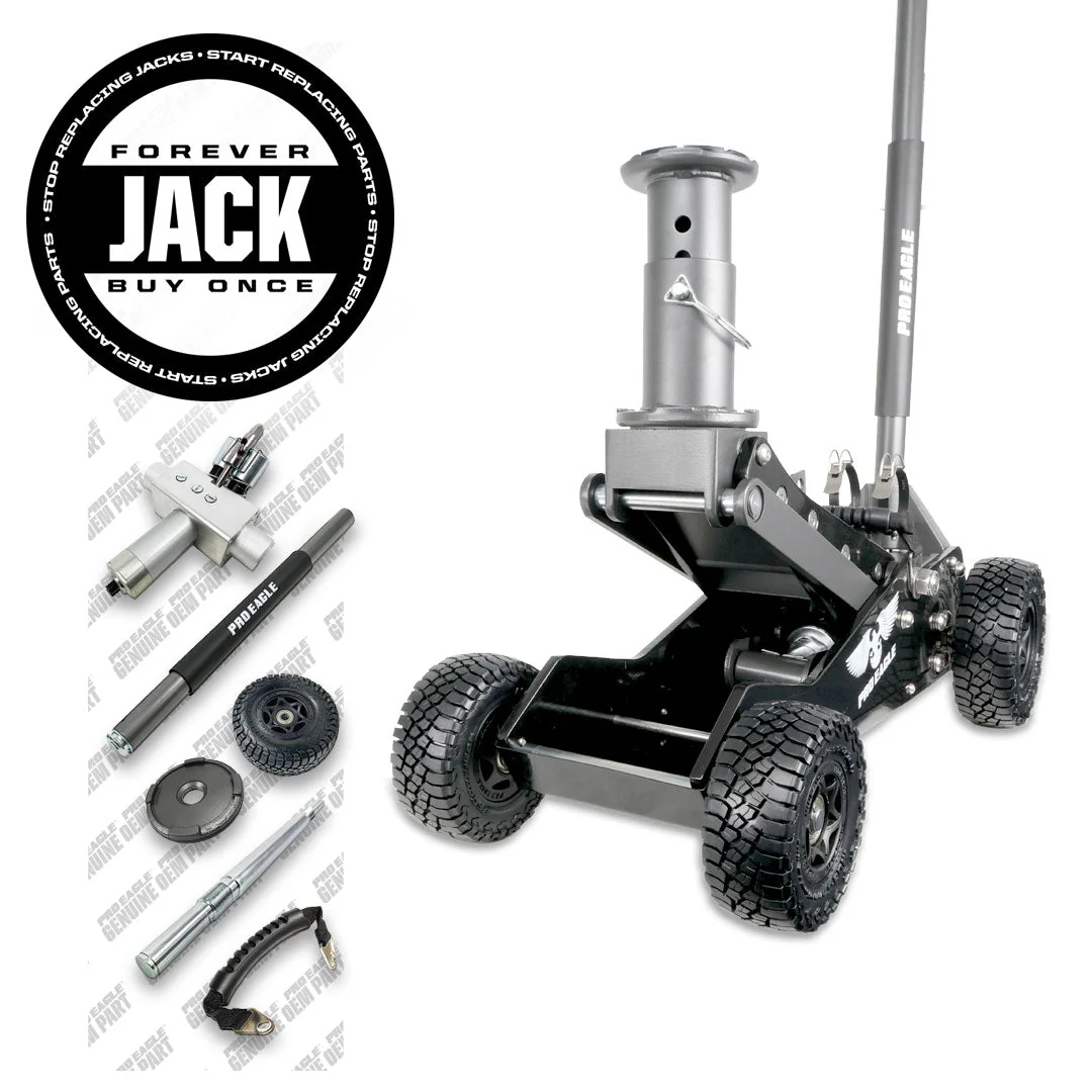 Pro Eagle 3 Ton Big Wheel Off Road Jack "Kratos" - Image 3