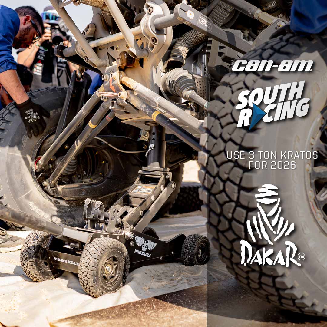 Pro Eagle 3 Ton Big Wheel Off Road Jack "Kratos" - Image 4