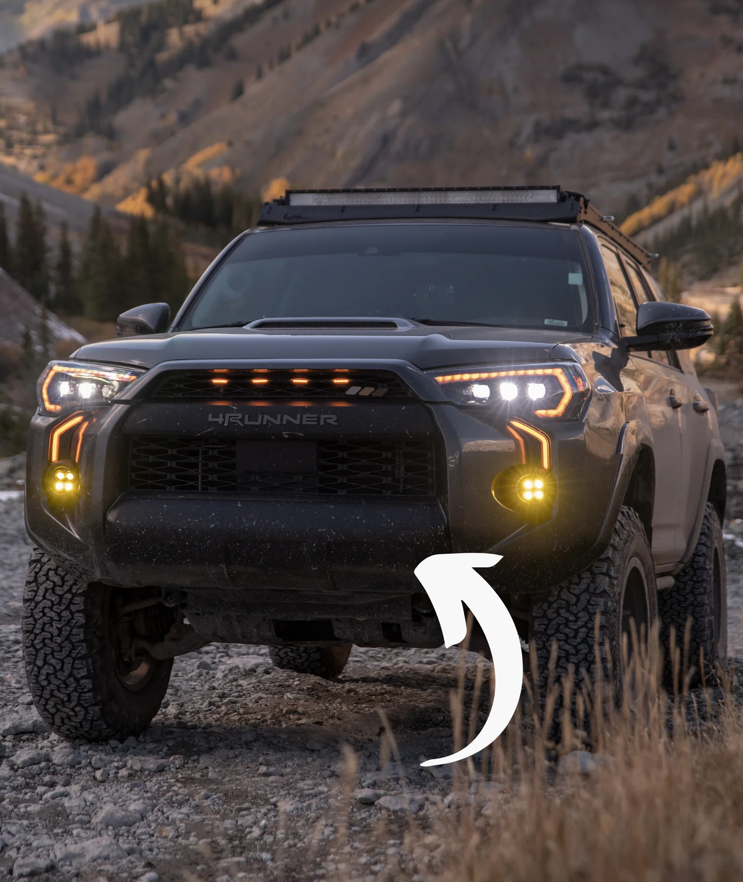 Black Lower Valance Front/Rear Replacement For 4Runner (2014-2024) - Image 2