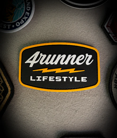 4Runner Lifestyle Black & Yellow Moto Sticker - Image 2