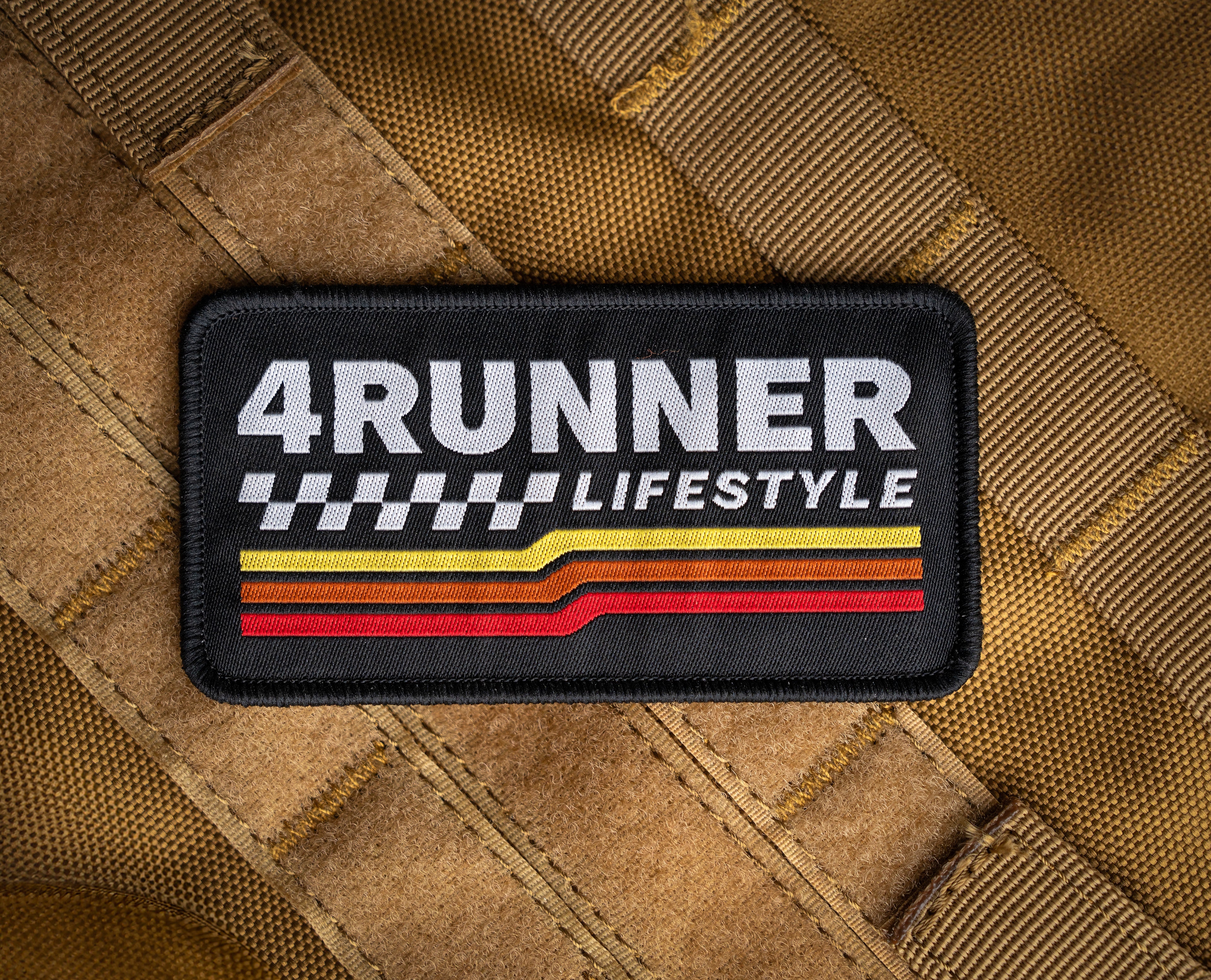 4Runner Lifestyle Black Racing Patch - Image 3