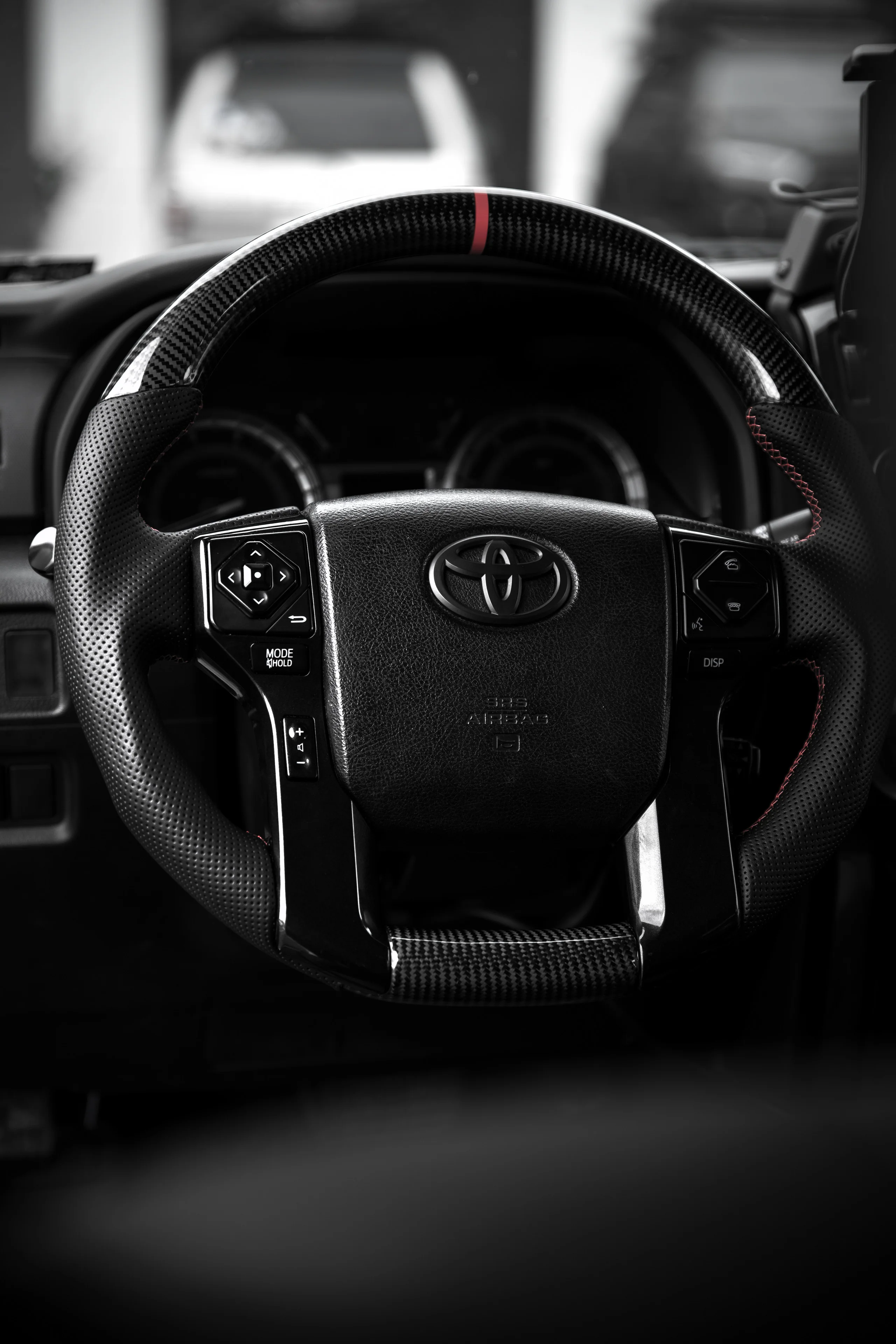 Carbon Fiber Steering Wheel For 4Runner (2010-2024) - Image 5