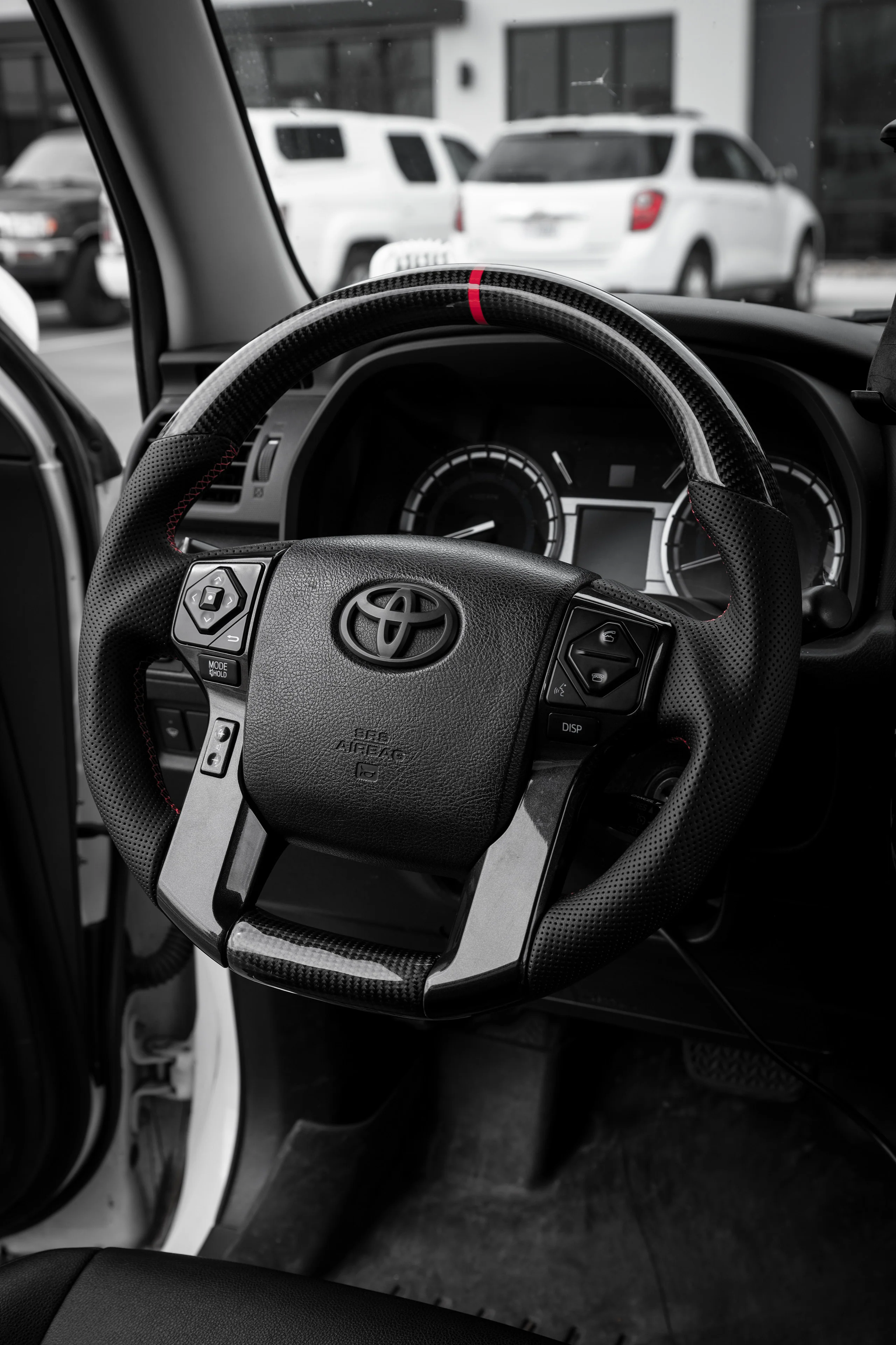 Carbon Fiber Steering Wheel For 4Runner (2010-2024) - Image 6