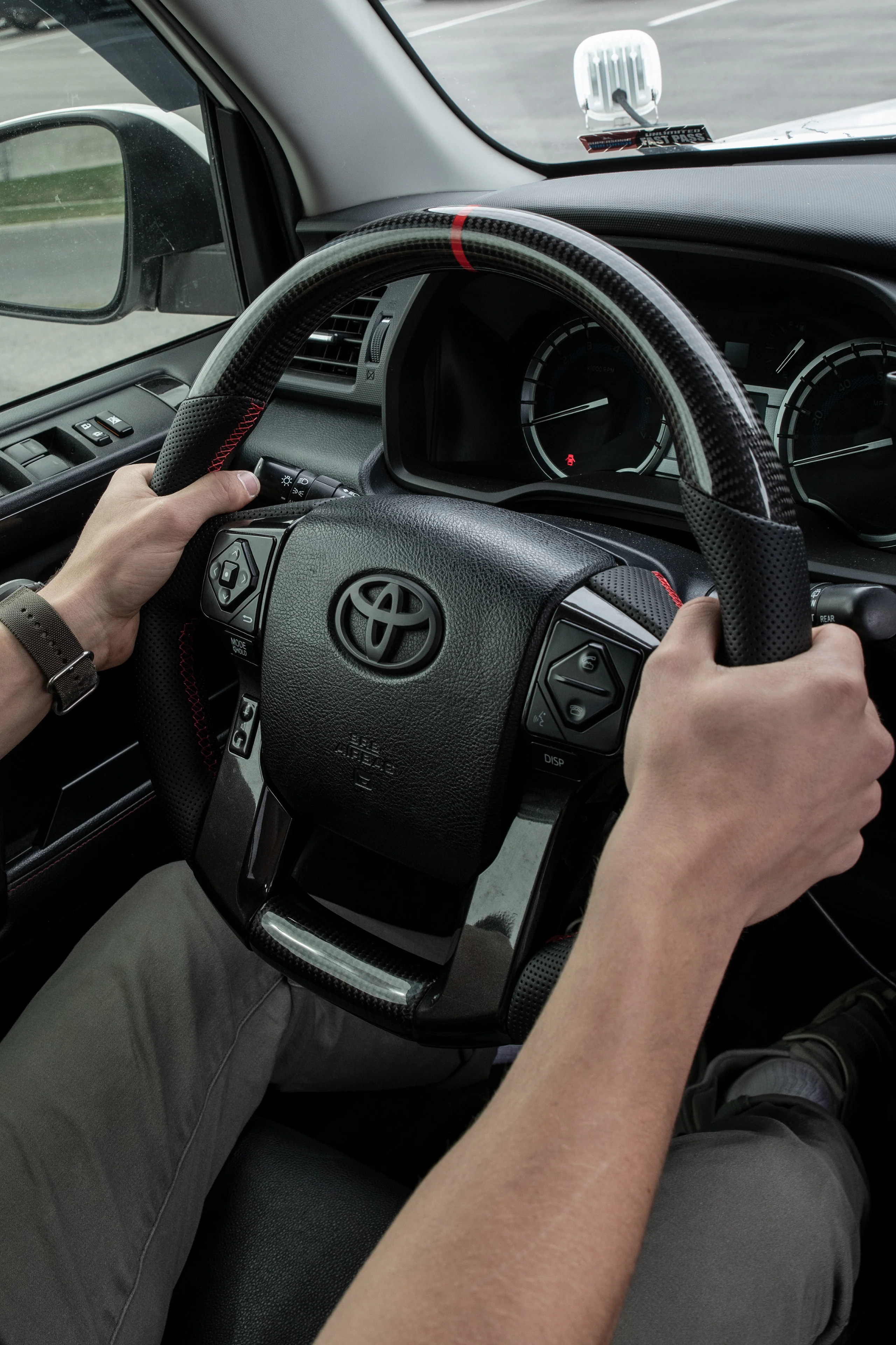Carbon Fiber Steering Wheel For 4Runner (2010-2024) - Image 9