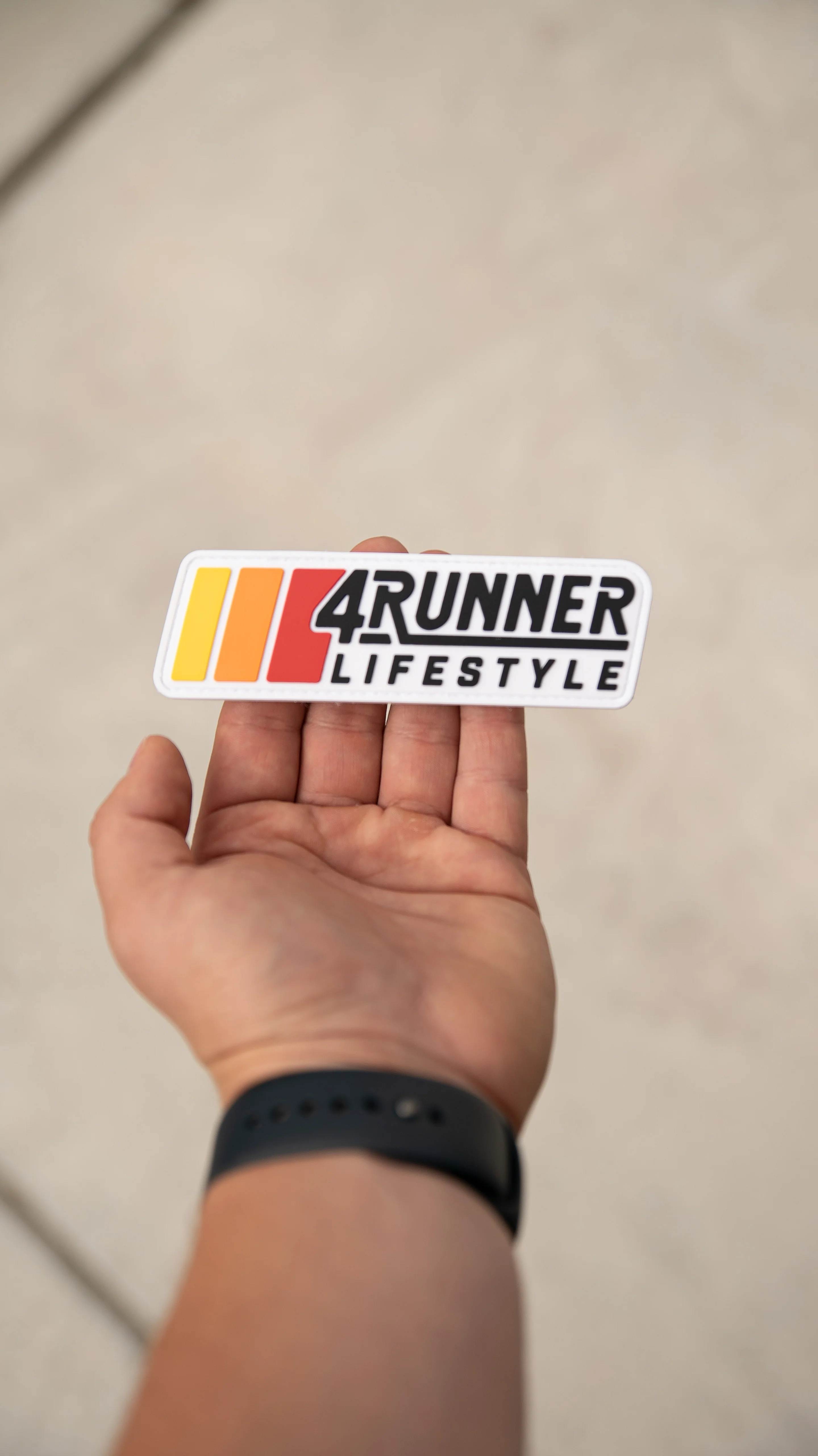 4Runner Lifestyle White Classic Heritage Patch - Image 3