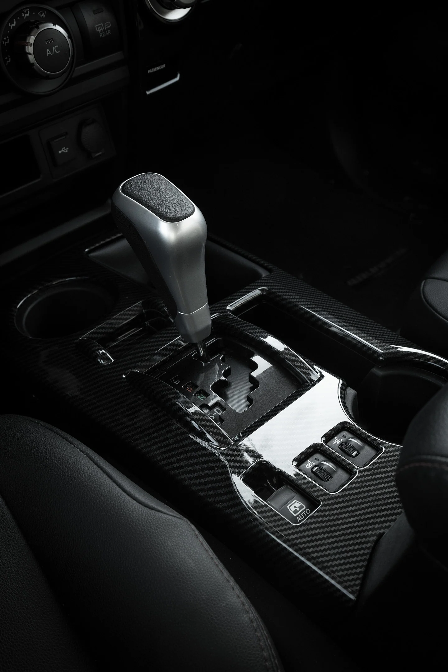 Cup Holder/Transfer Case Overlay (Manual Transfer Case) For 4Runner (2010-2024) - Image 2