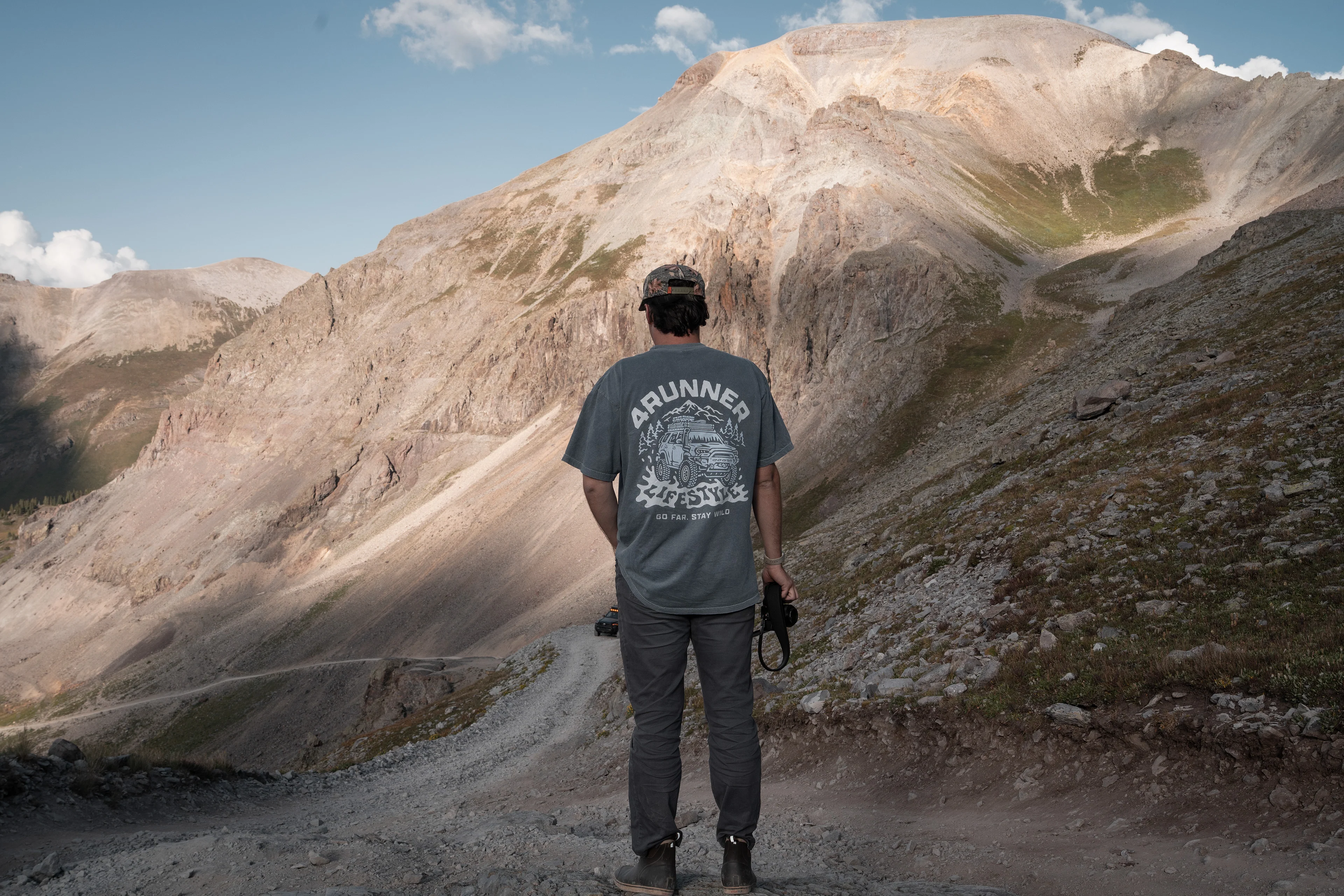 4Runner Lifestyle Stay Wild Washed Blue Shirt - Image 3