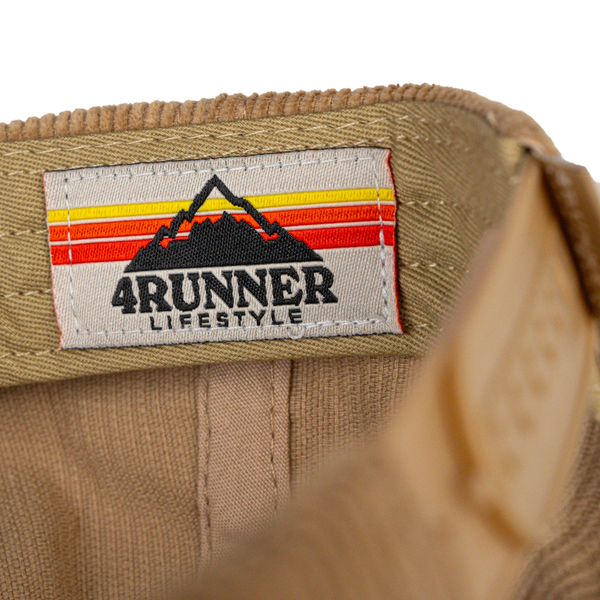 4Runner Lifestyle Tan Corduroy Hat - Image 5