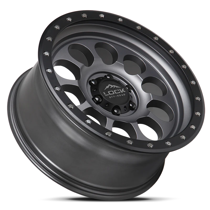 Lock Off-Road Wheels 50CAL Matte Grey - Image 3