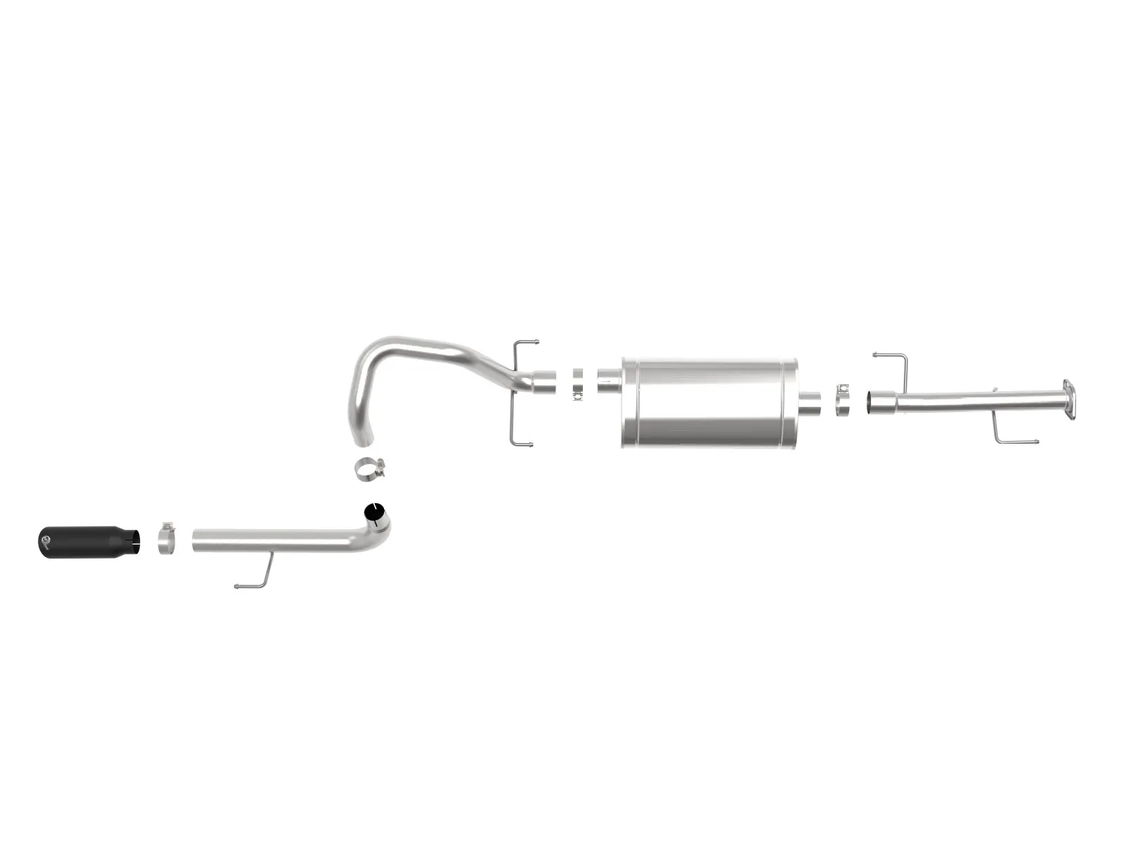 aFe MACH Force-Xp 2-1/2 IN to 3 IN 304 Stainless Steel Cat-Back Exhaust System w/ Black Tip For 4Runner (2010-2024) - Image 3
