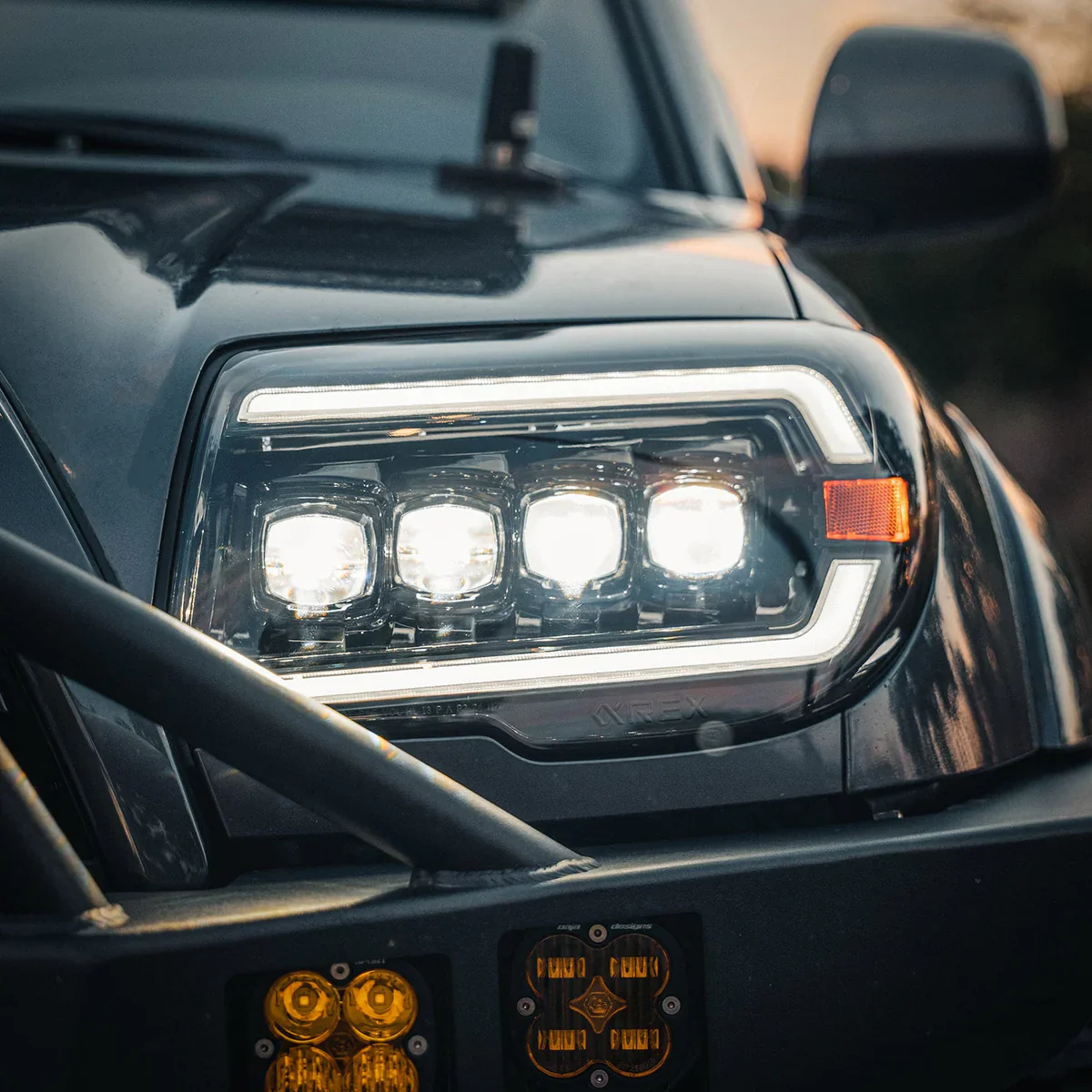 AlphaRex NOVA-Series LED Projector Headlights Black For 4Runner (2003-2009) - Image 3