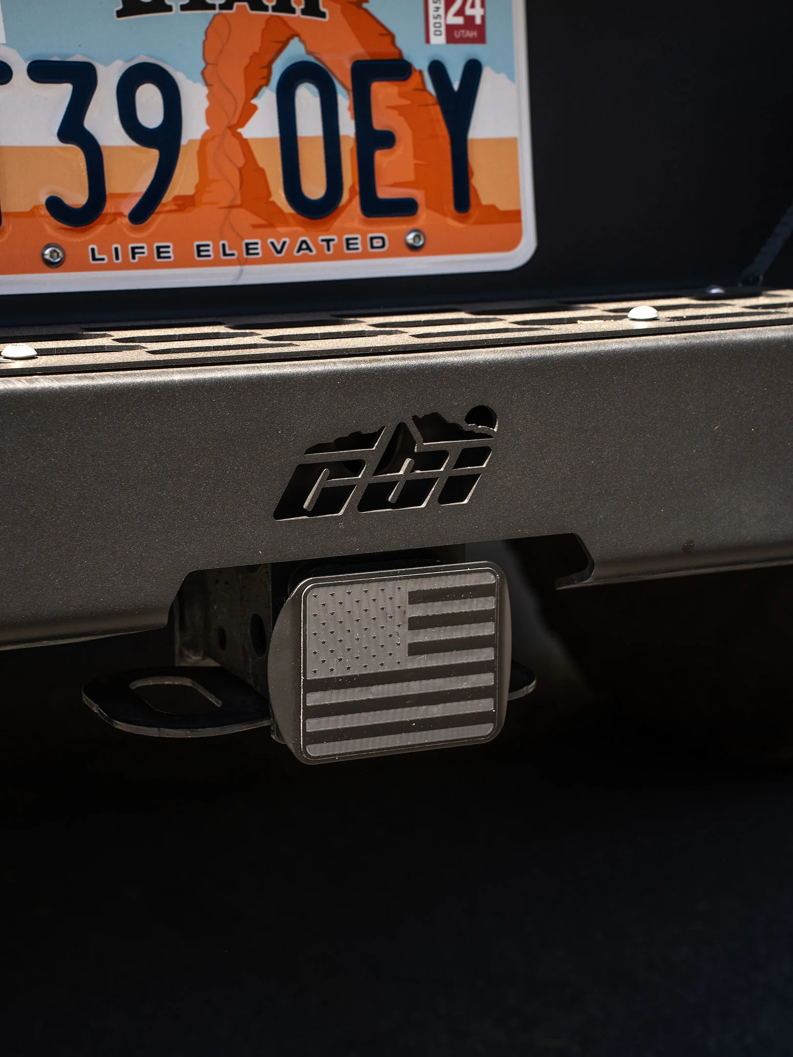 American Flag Hitch Cover - Image 6