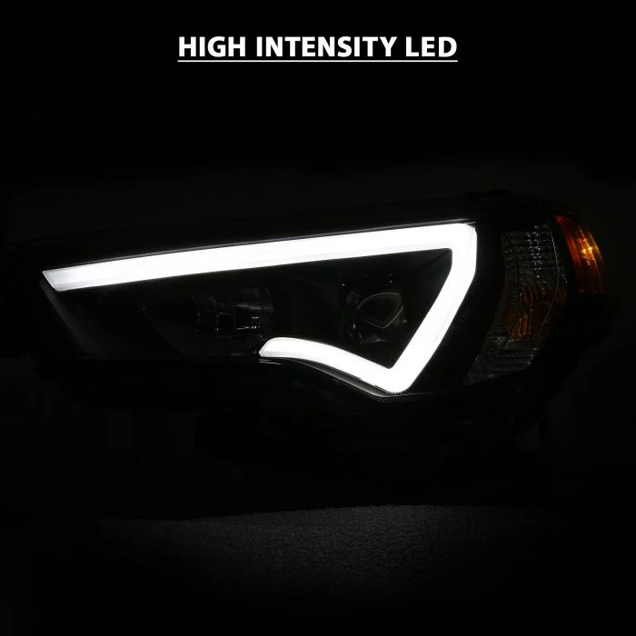 Anzo Projector Light Bar Style Black Headlights For 4Runner (2014-2024) - Image 6