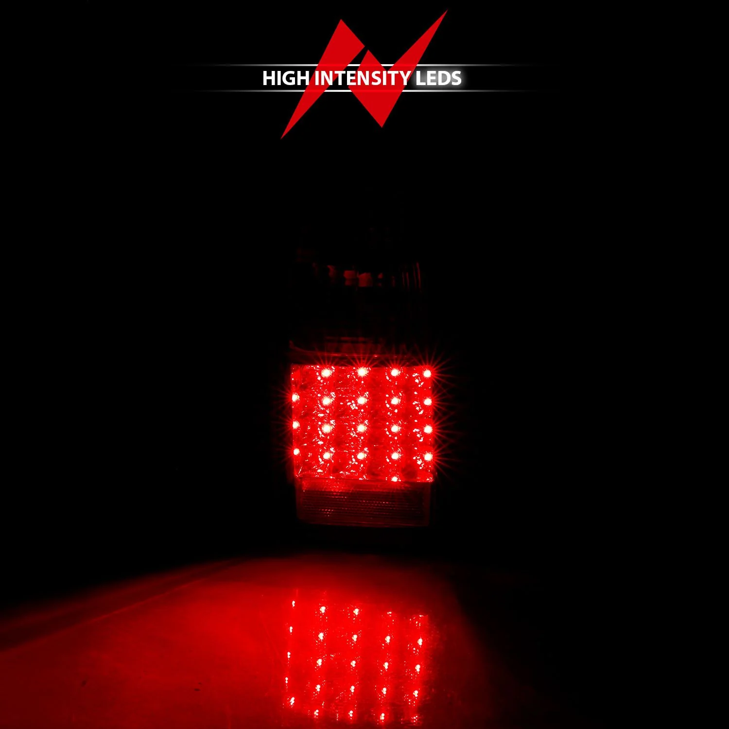 Anzo LED Tail Lights Chrome Red For 4Runner (2001-2002) - Image 5