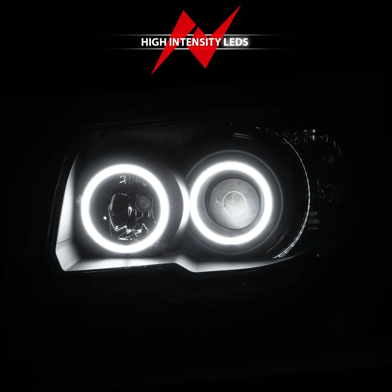 Anzo Projector Black Headlights RX Halo For 4Runner (2006-2009) - Image 5