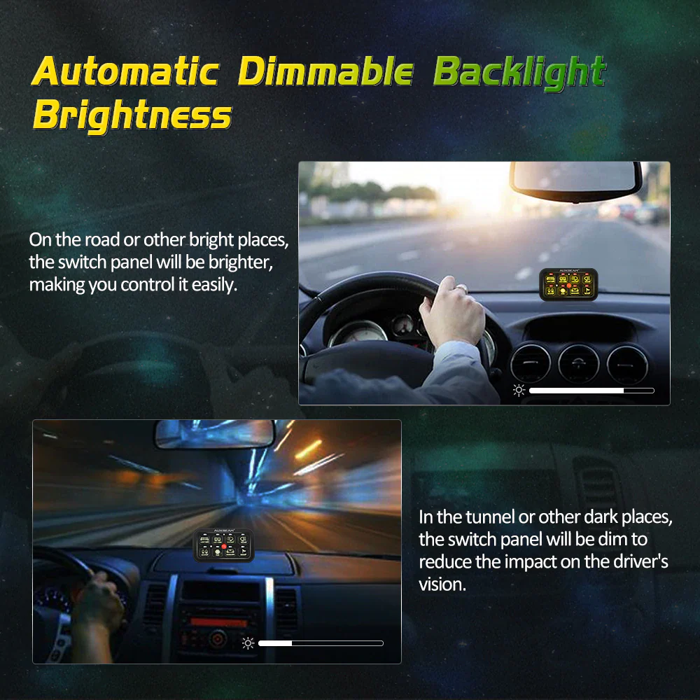 Auxbeam 8 Gang RGB Switch Panel Kit - Image 10