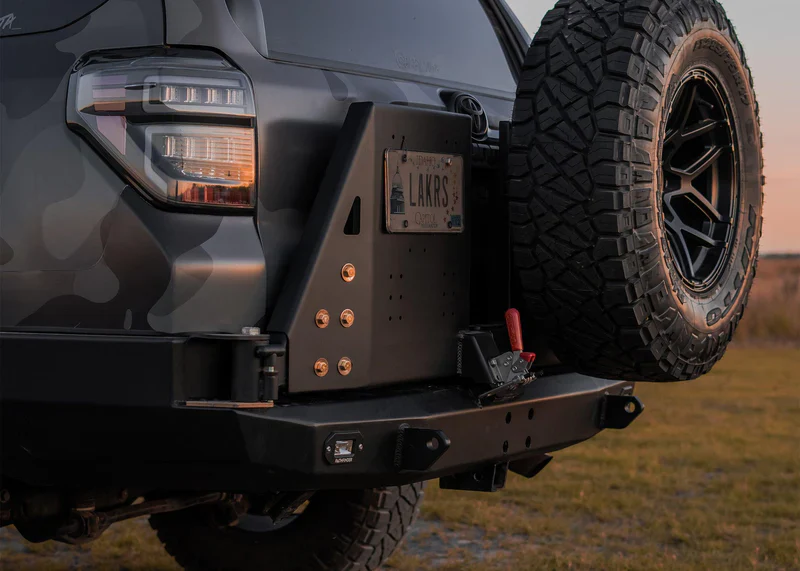 Backwoods Hi-Lite High Clearance Dual Swing Out Rear Bumper For 4Runner (2010-2024) - Image 7