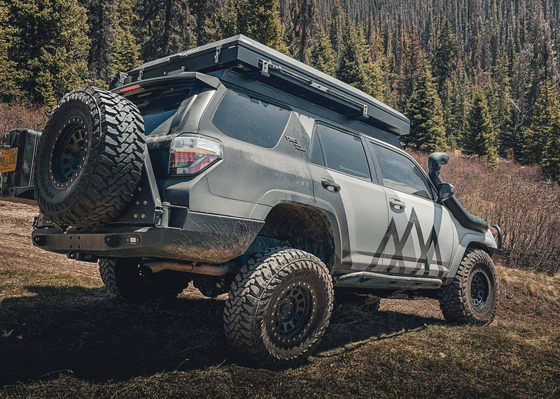 Backwoods Hi-Lite High Clearance Dual Swing Out Rear Bumper For 4Runner (2010-2024) - Image 9