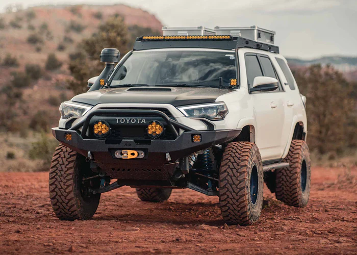 Backwoods Adventure Mods Hi-Lite Overland Front Bumper - PreRunner Bull Bar (2010-2024) - Image 2