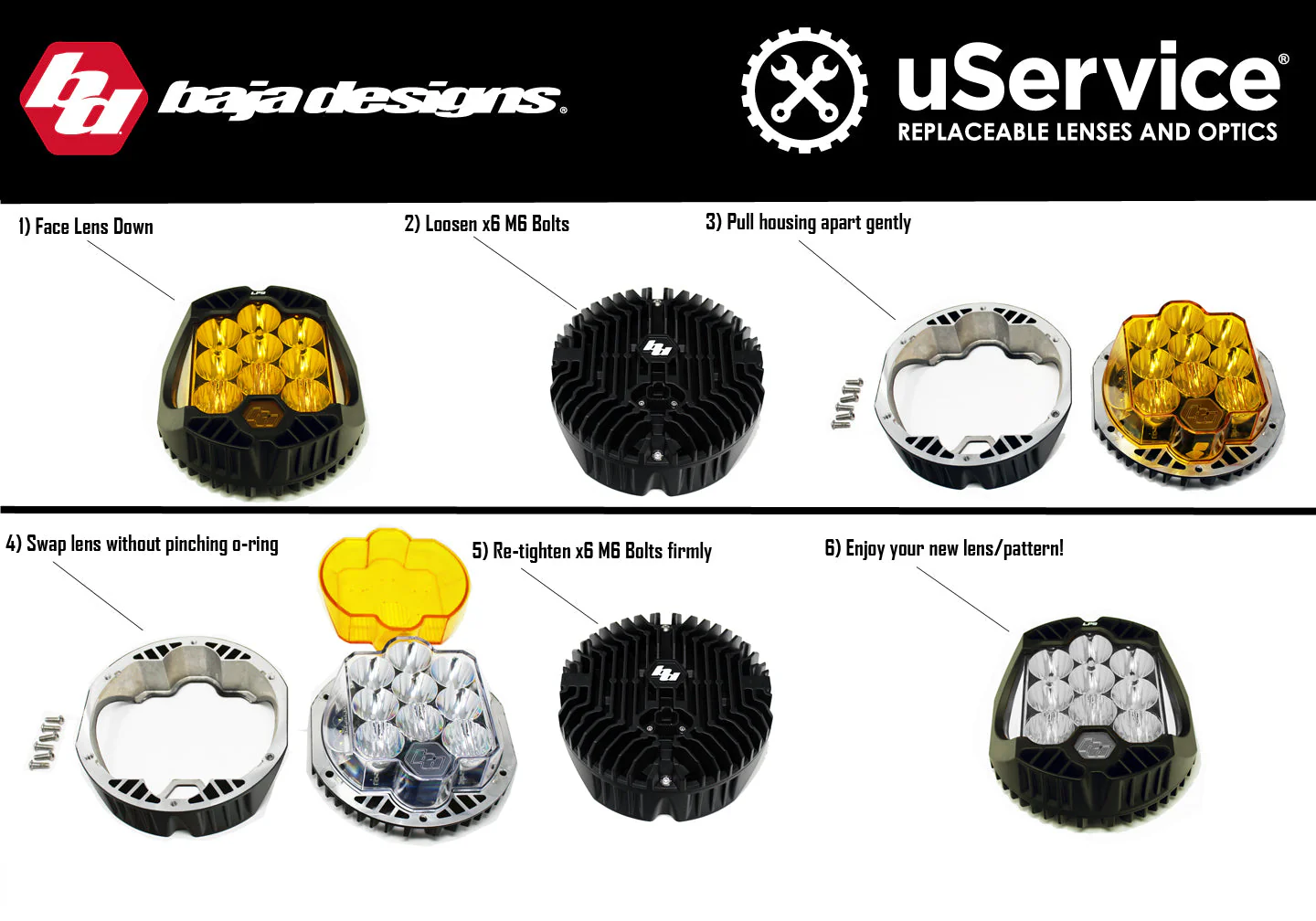 Baja Designs LP9 Lens Kit - Image 5