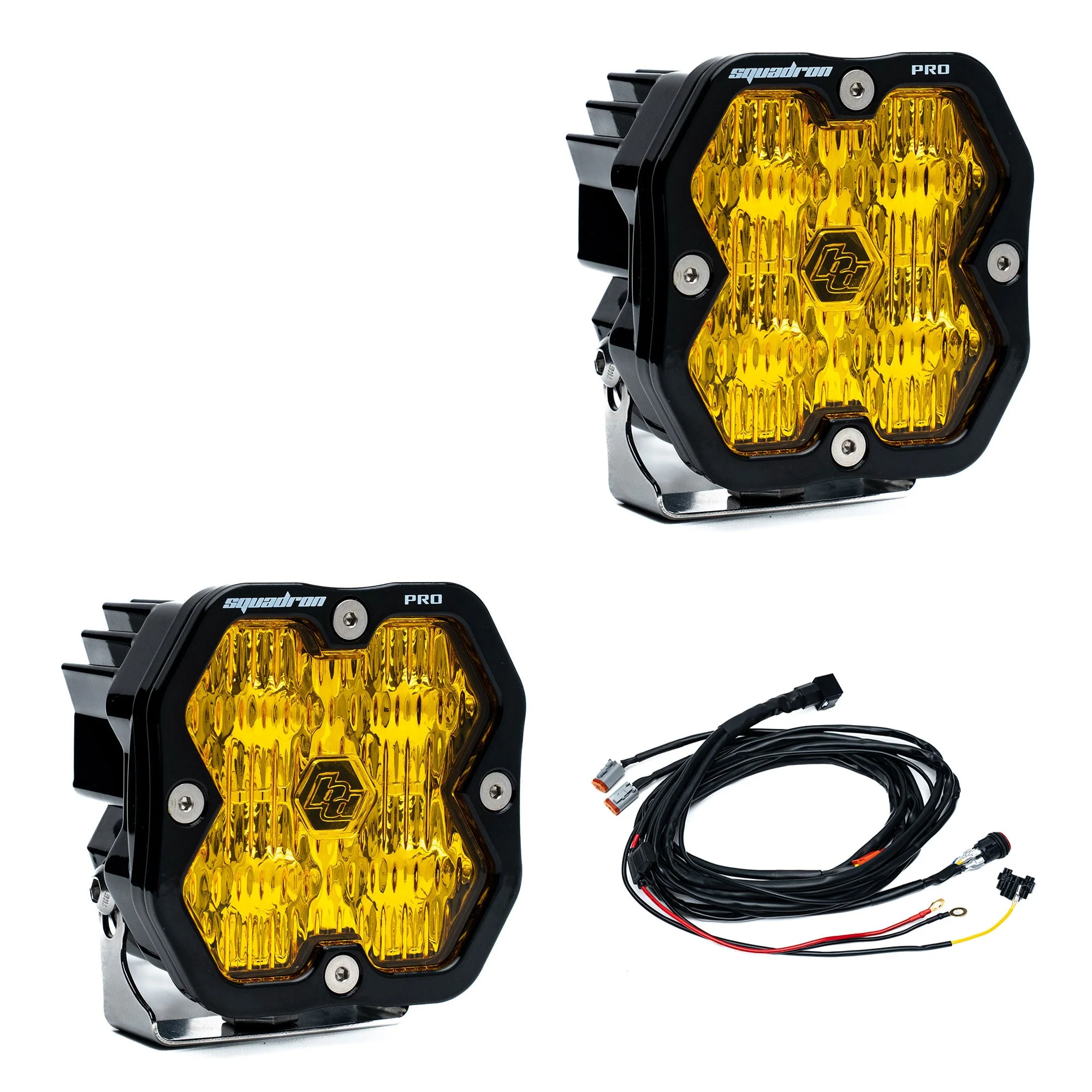 Baja Designs Squadron 2.0 Pro Black LED Auxiliary Light Pod Pair - Image 11