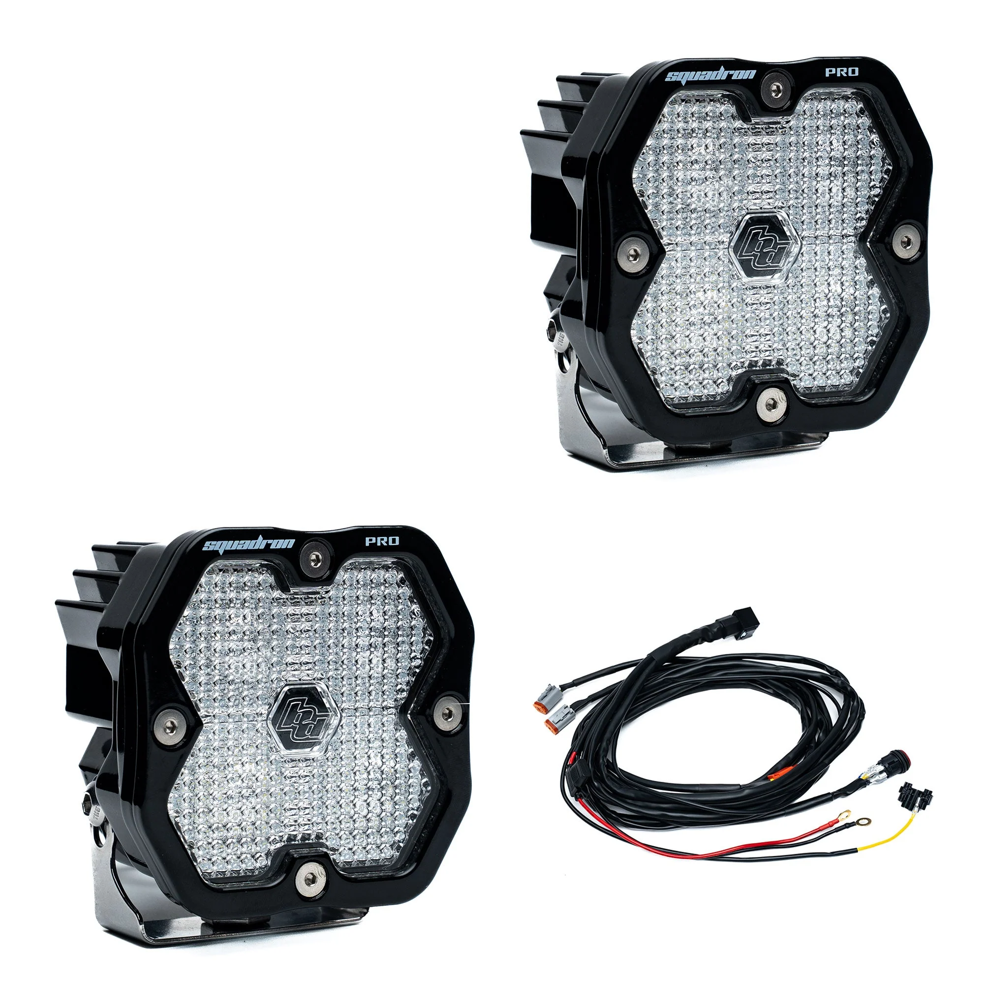Baja Designs Squadron 2.0 Pro Black LED Auxiliary Light Pod Pair - Image 13