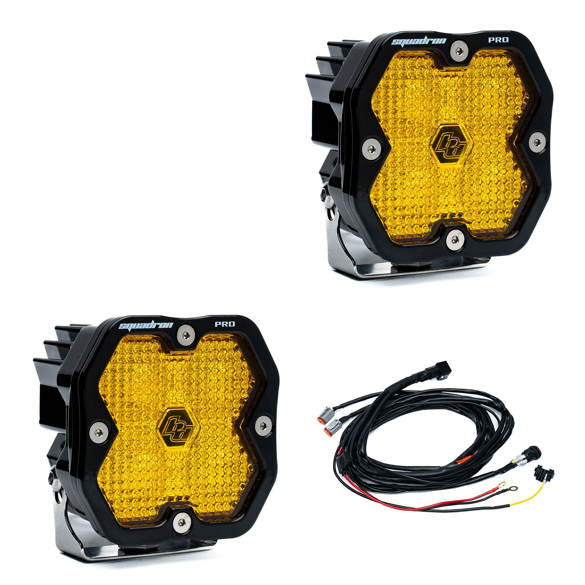 Baja Designs Squadron 2.0 Pro Black LED Auxiliary Light Pod Pair - Image 14