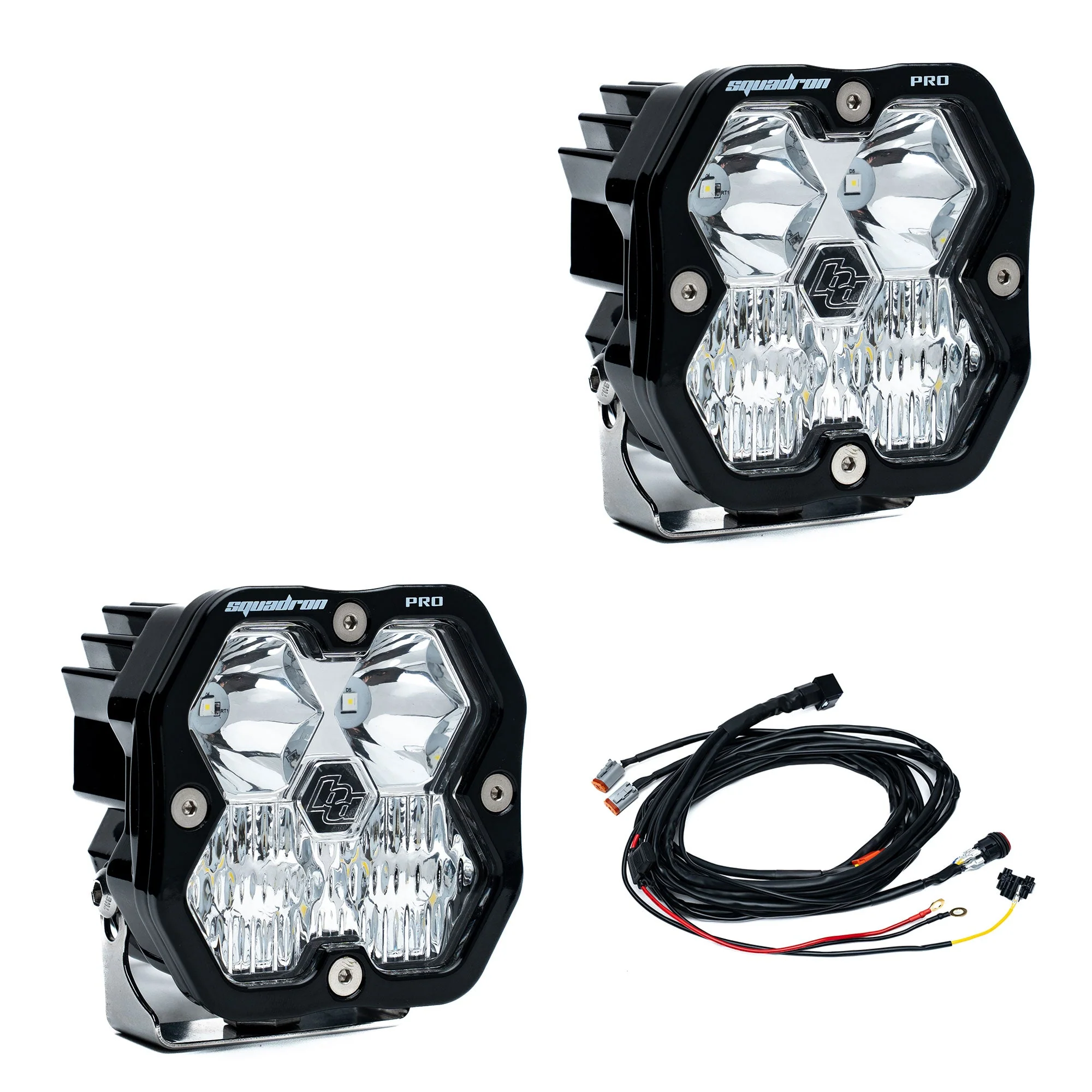 Baja Designs Squadron 2.0 Pro Black LED Auxiliary Light Pod Pair - Image 5