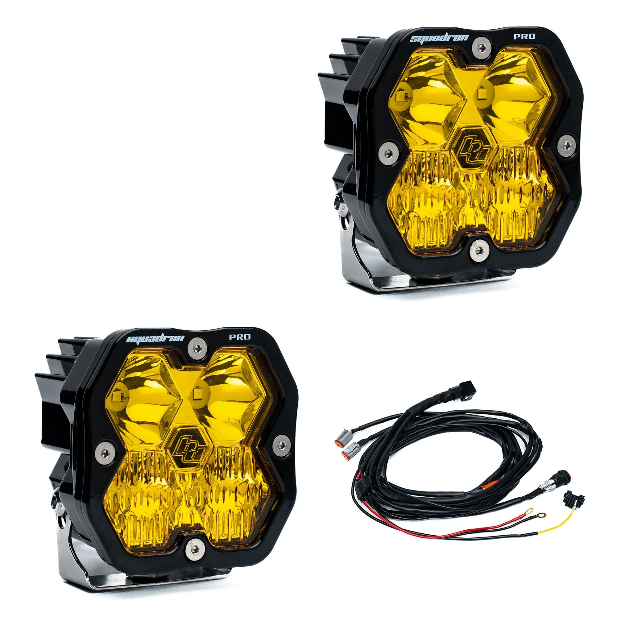 Baja Designs Squadron 2.0 Pro Black LED Auxiliary Light Pod Pair - Image 7