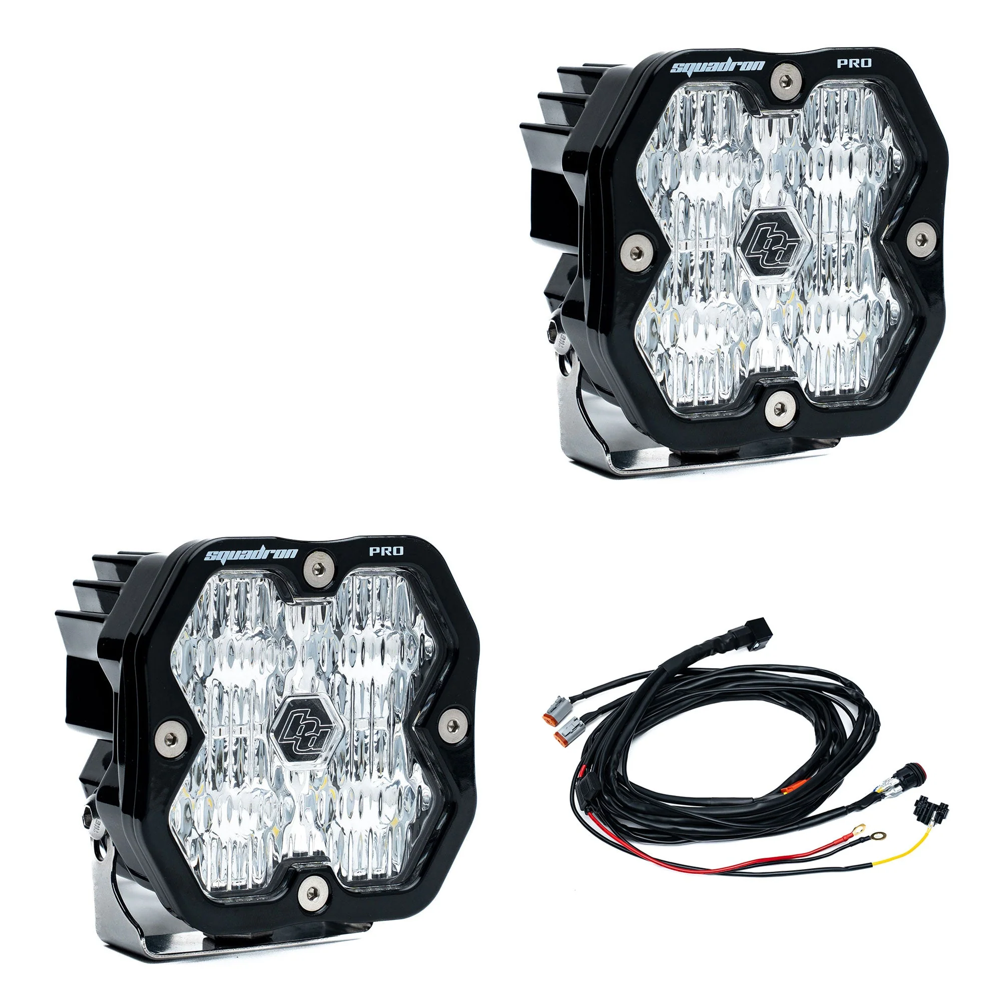 Baja Designs Squadron 2.0 Pro Black LED Auxiliary Light Pod Pair - Image 9