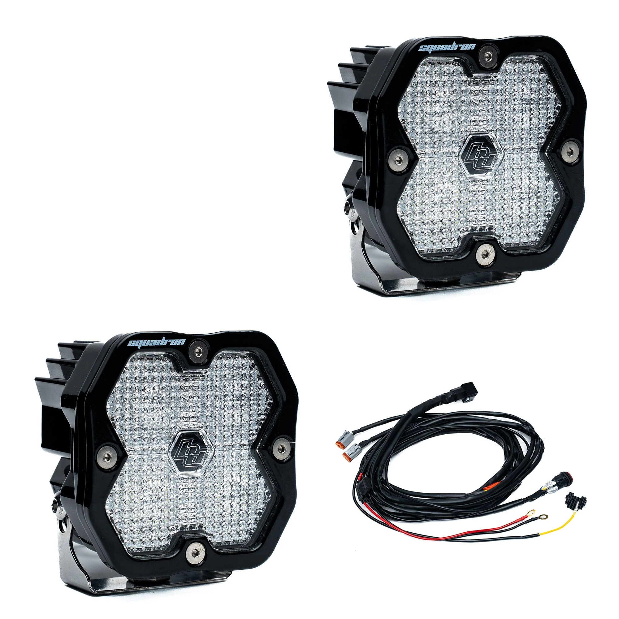 Baja Designs Squadron 2.0 Sport Black LED Auxiliary Light Pod Pair - Universal - Image 13