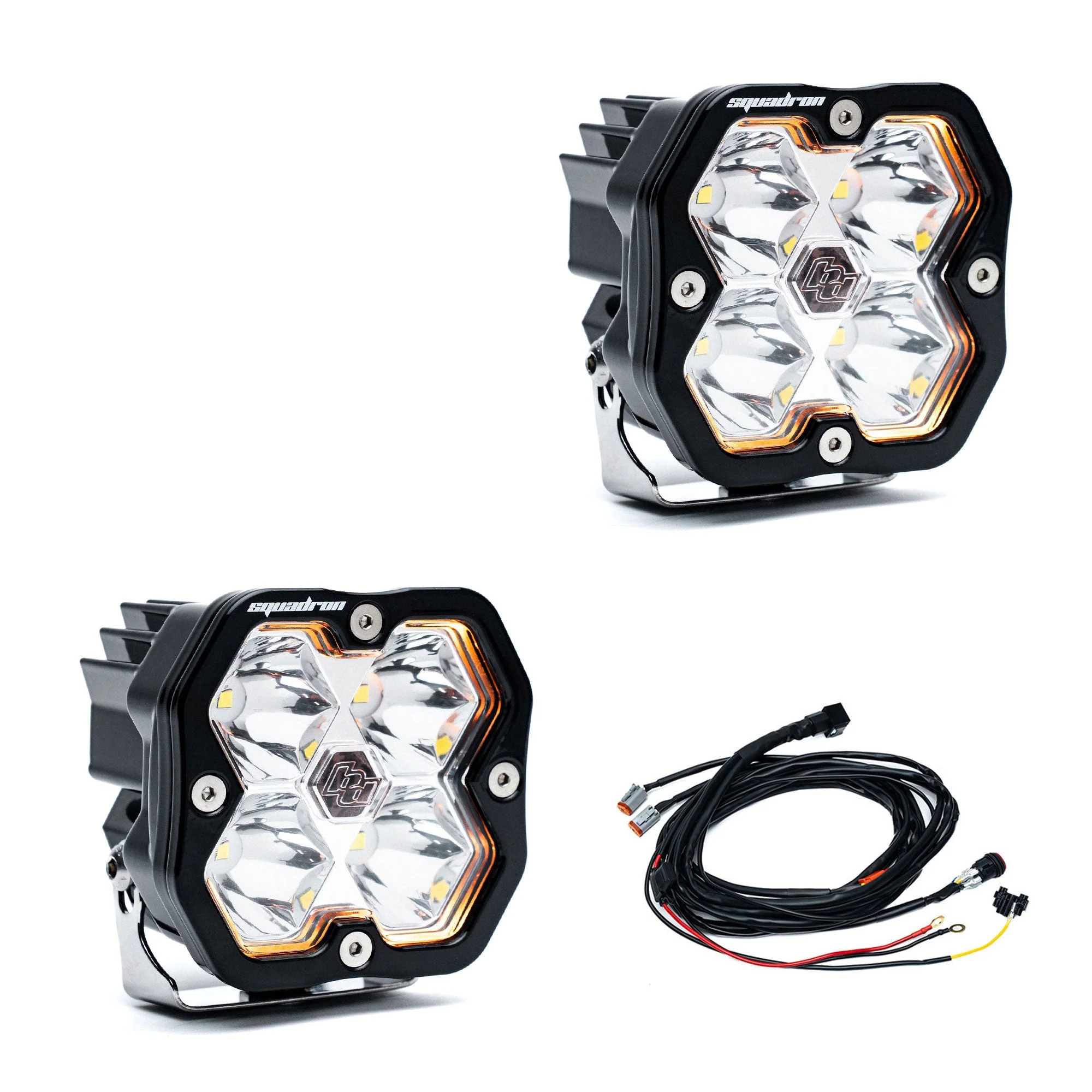 Baja Designs Squadron 2.0 Sport Black LED Auxiliary Light Pod Pair - Universal - Image 2