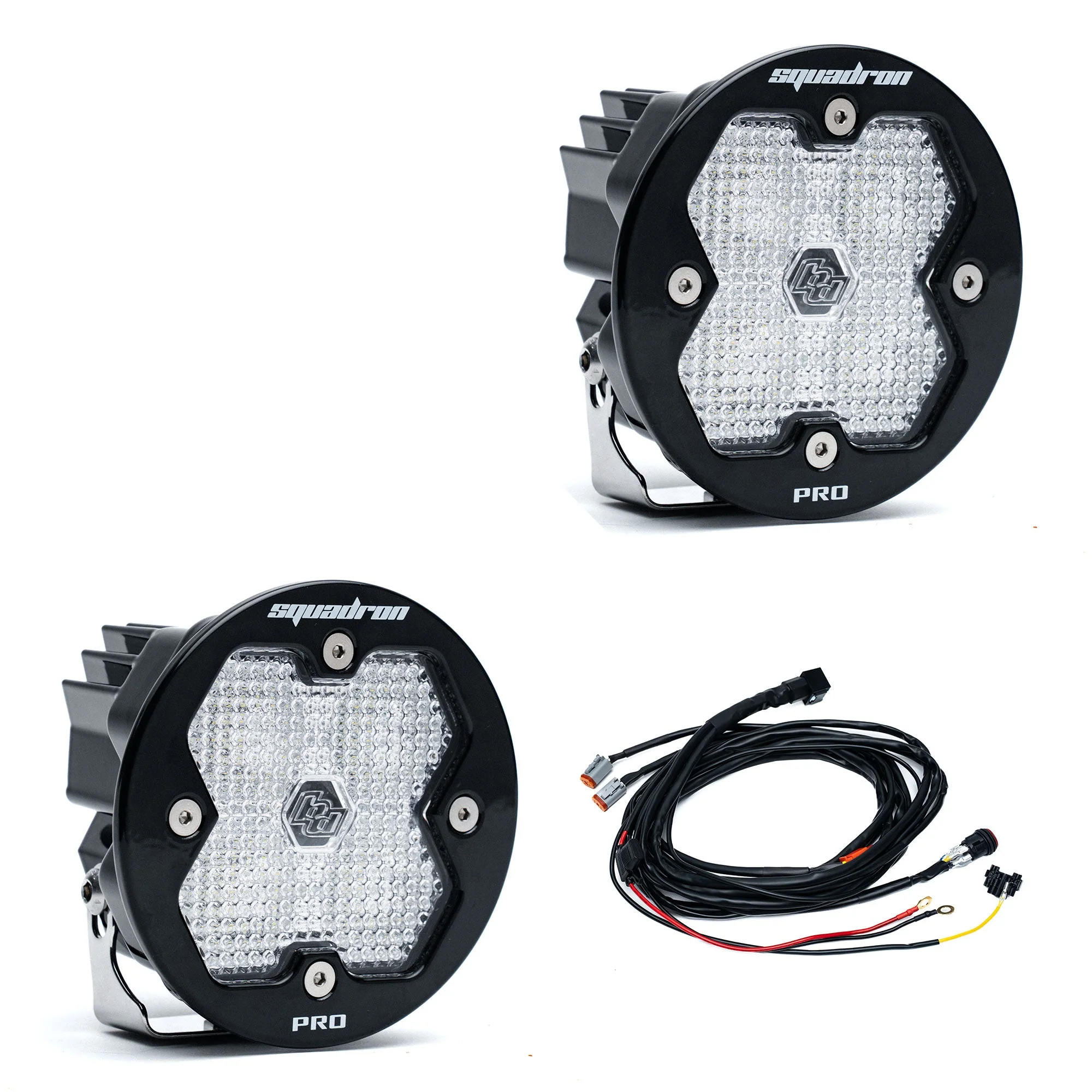 Baja Designs Squadron R 2.0 Pro Black LED Auxiliary Light Pod Pair - Image 11