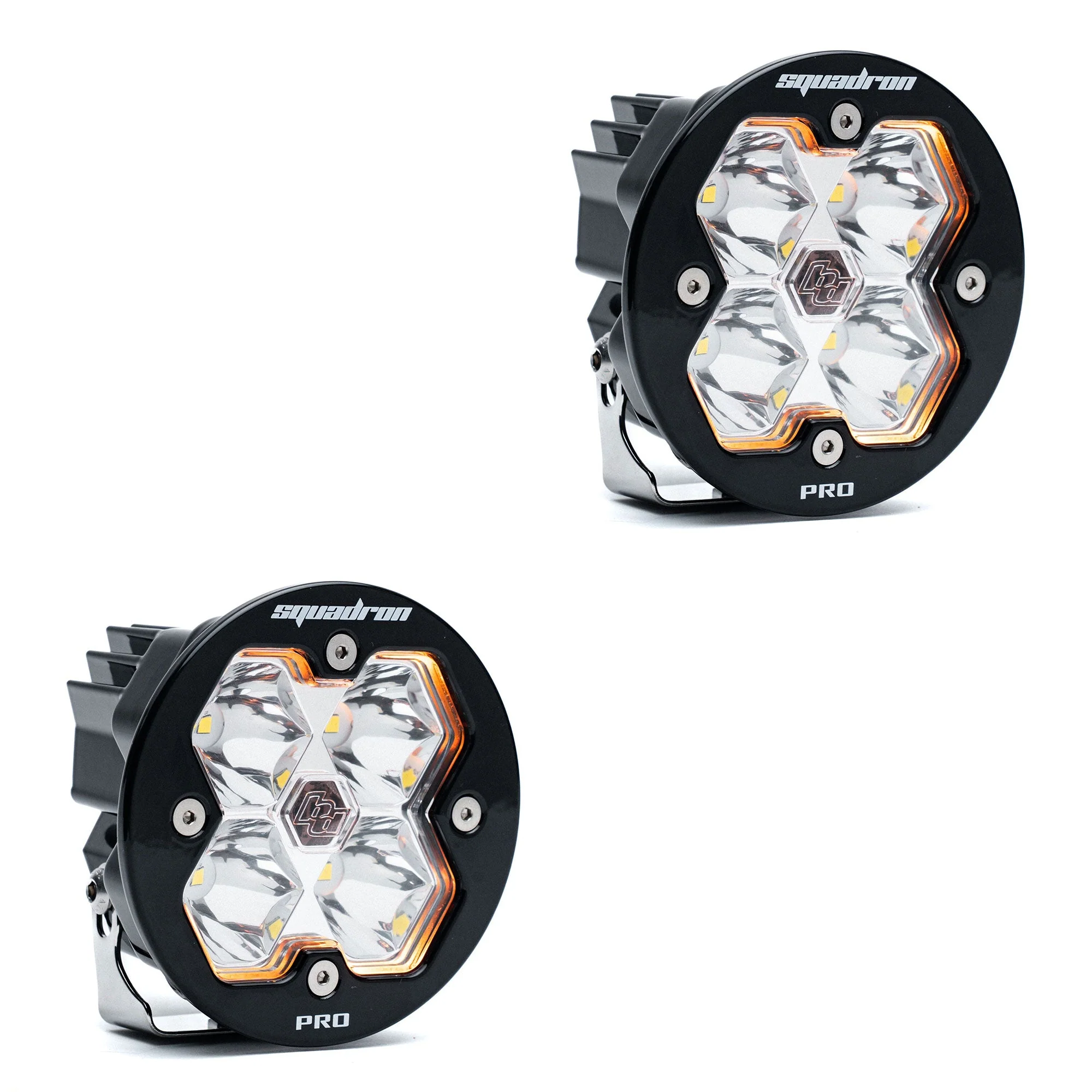 Baja Designs Squadron R 2.0 Pro Black LED Auxiliary Light Pod Pair - Image 2