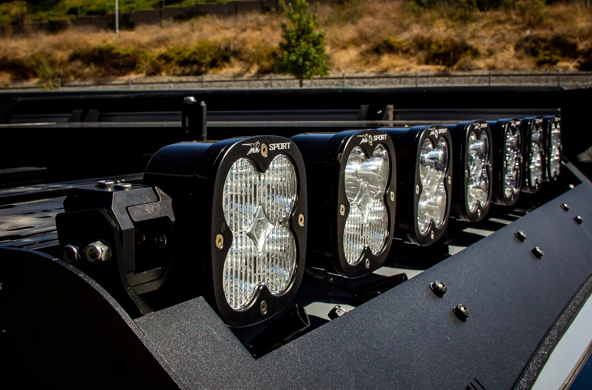 Baja Designs Prinsu/Sherpa Roof Rack 7 XL Linkable Light Bar Kit For 4Runner - Image 3