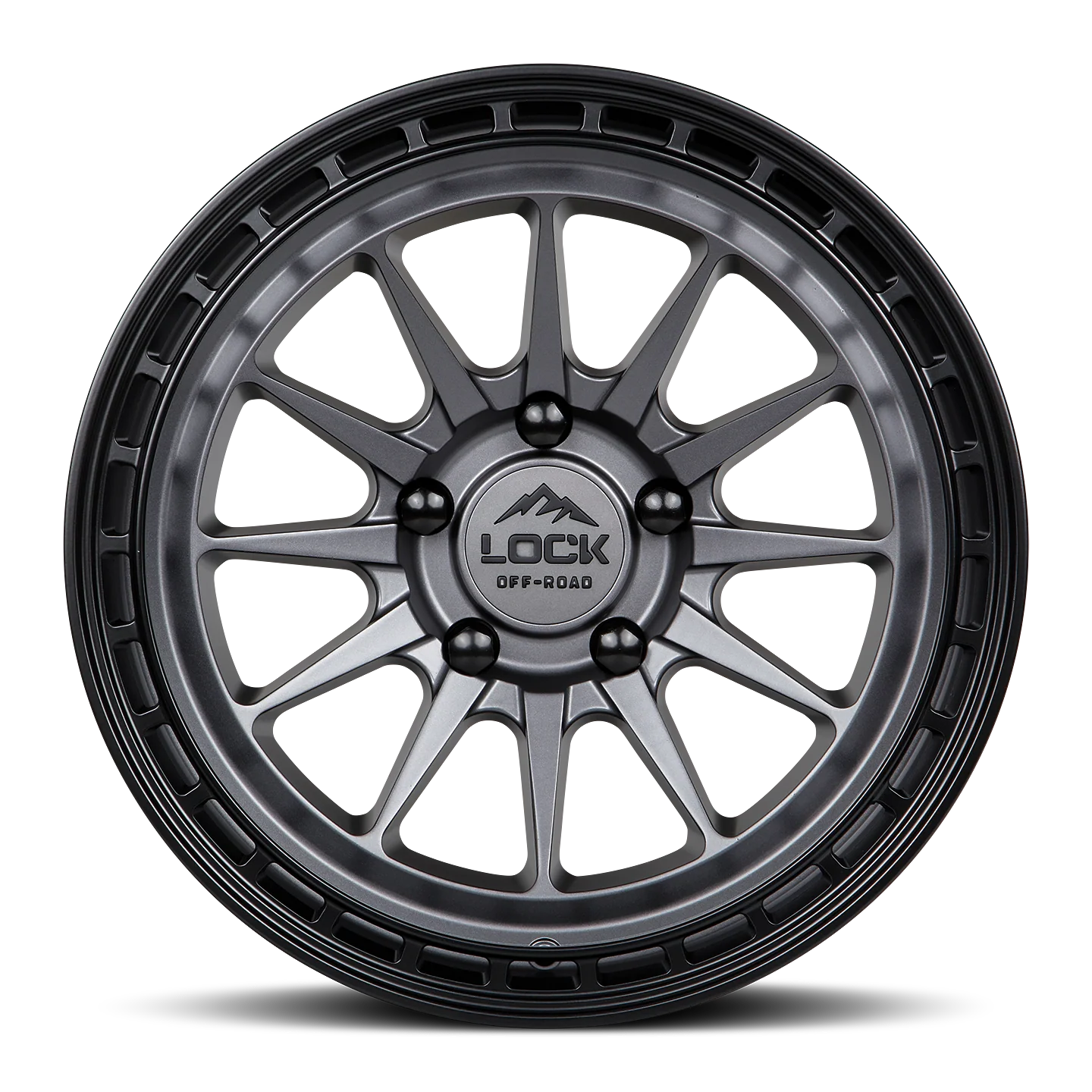 Lock Off-Road Wheels Baja Matte Grey - Image 2