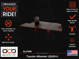 Glove Box Organizer For 4Runner (2025-Current) - Image 3