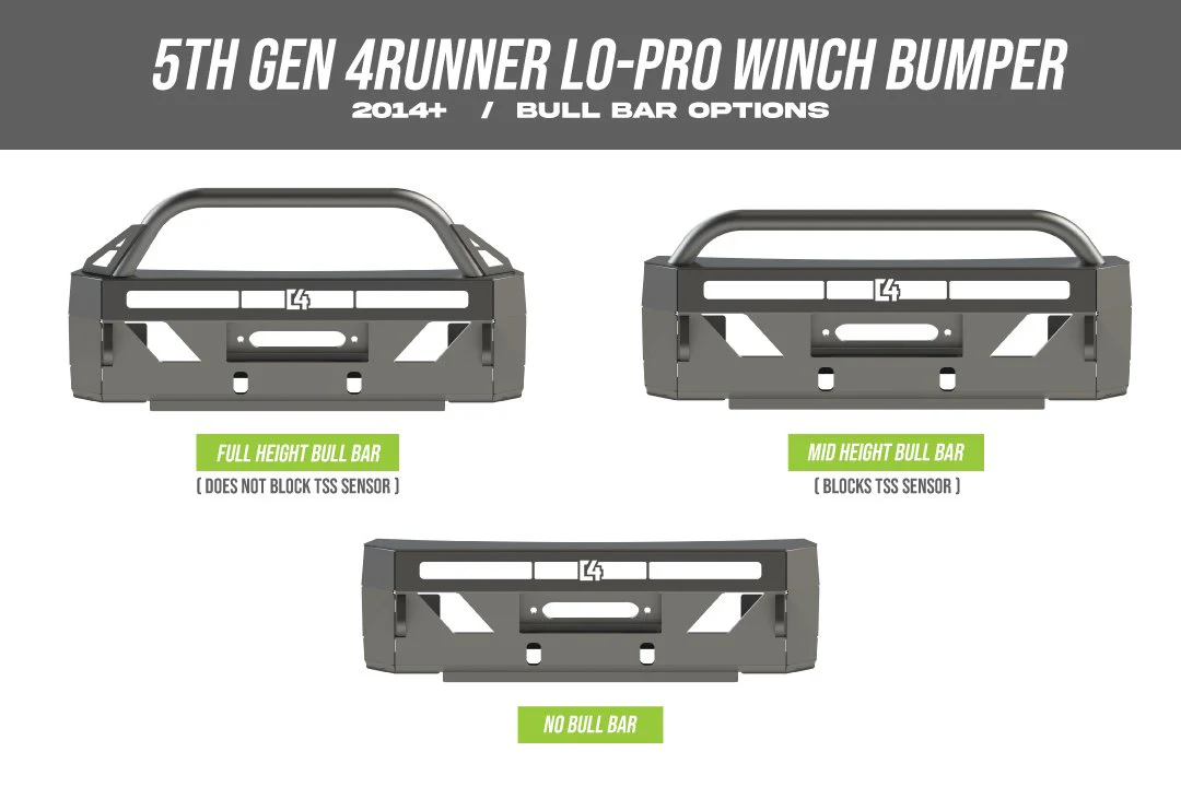 C4 Fabrication LO PRO Winch Bumper For 4Runner (2014-2024) - Image 2