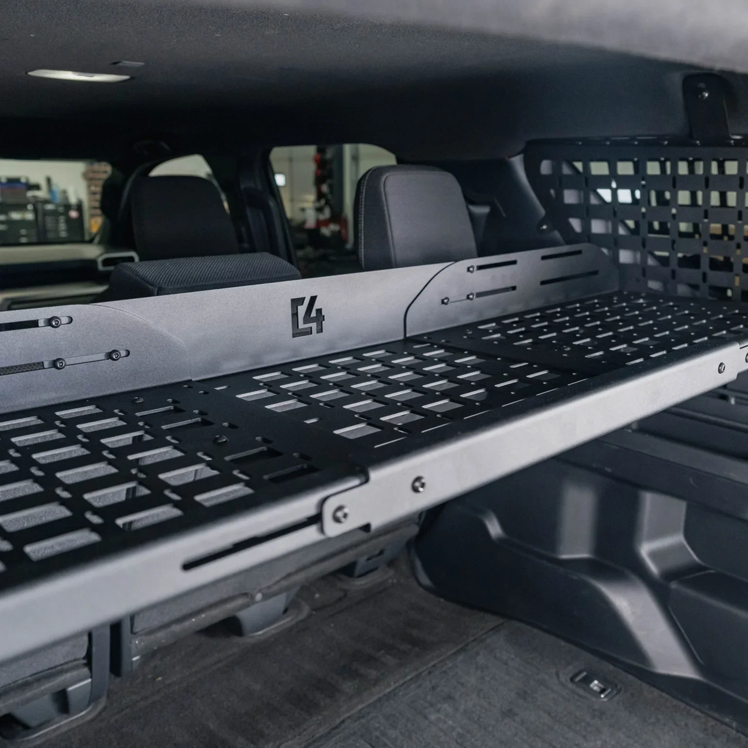 C4 Fabrication Add-On Shelf For Rear Window Molle Panels For 4Runner (2025-Current) - Image 2