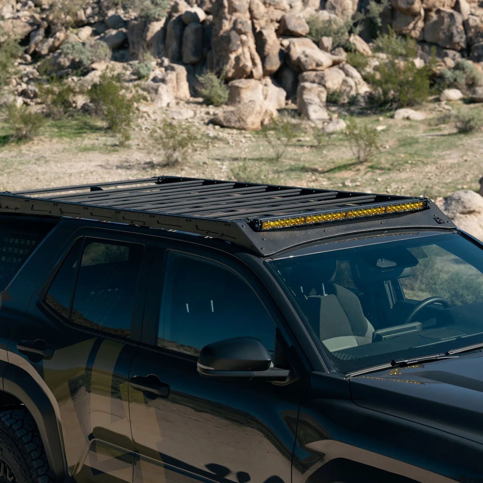 C4 Fabrication Roof Rack W/Optional Light Bar Mount For 4Runner (2025-Current) - Image 2