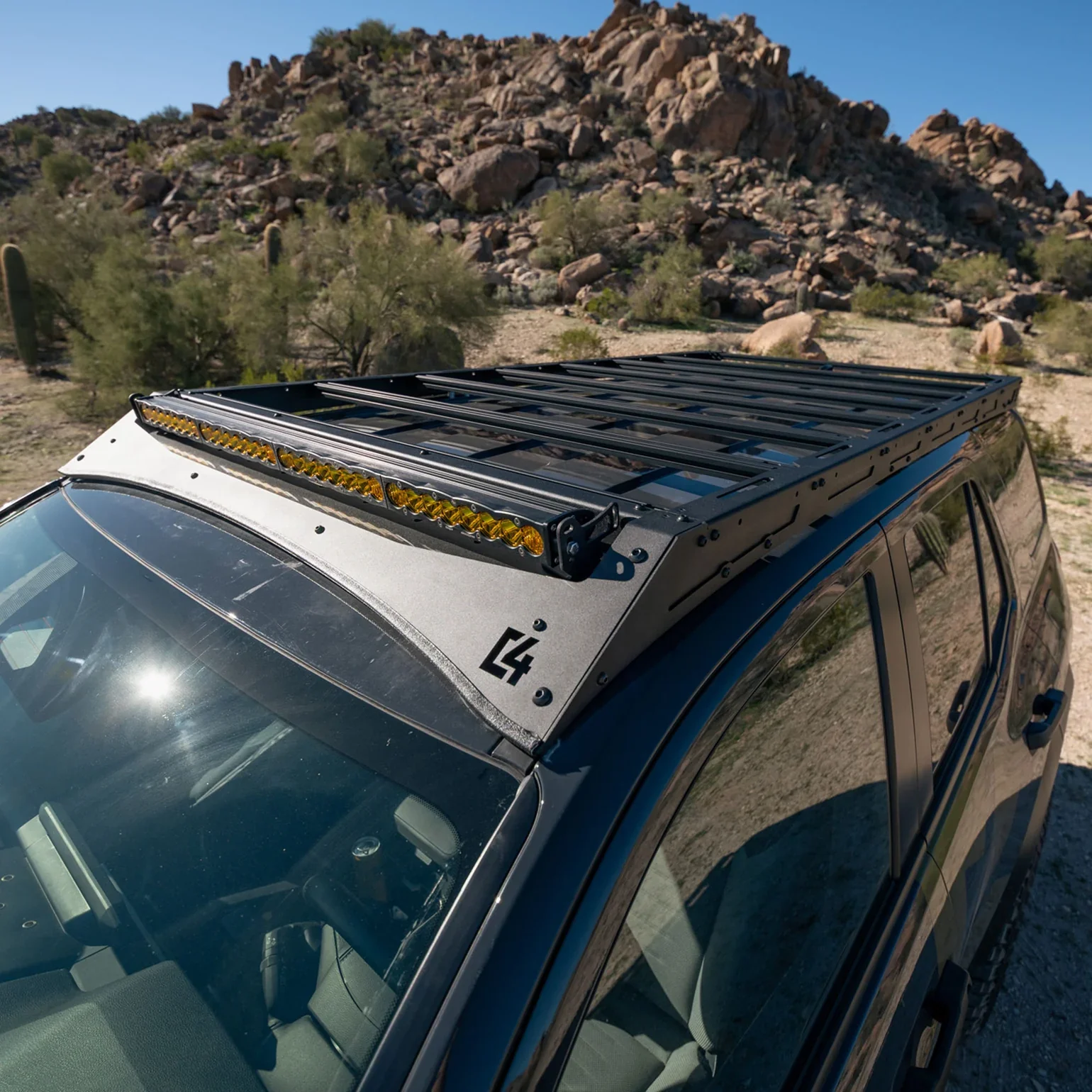 C4 Fabrication Roof Rack W/Optional Light Bar Mount For 4Runner (2025-Current) - Image 6