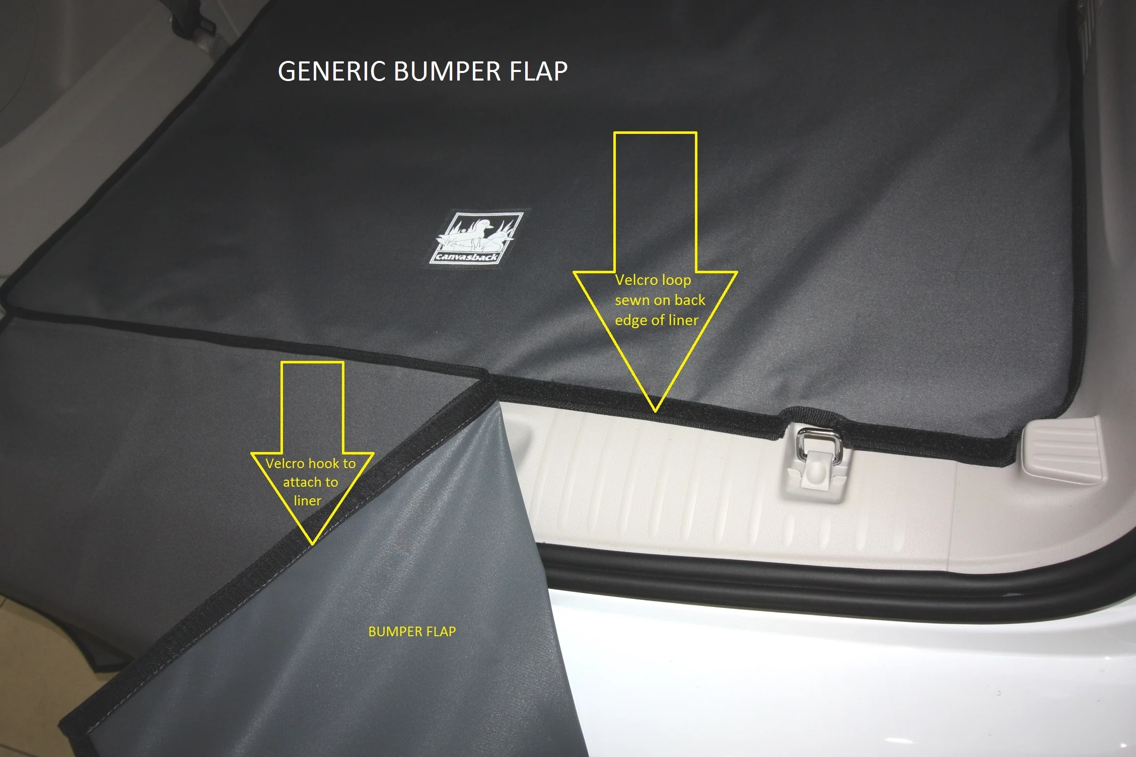 Canvasback Bumper Flap For 4Runner (1996-2002) - Image 5