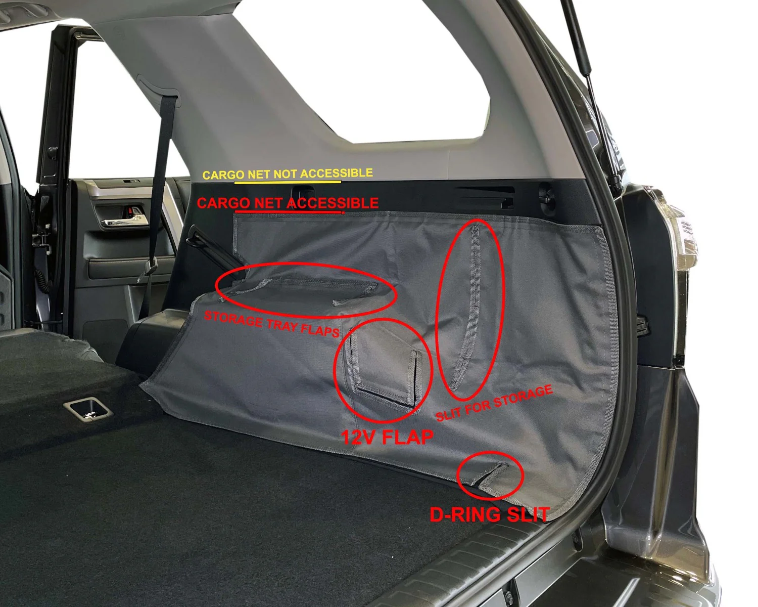 Canvasback Cargo Side Pieces For 4Runner (2010-2024) - Image 3