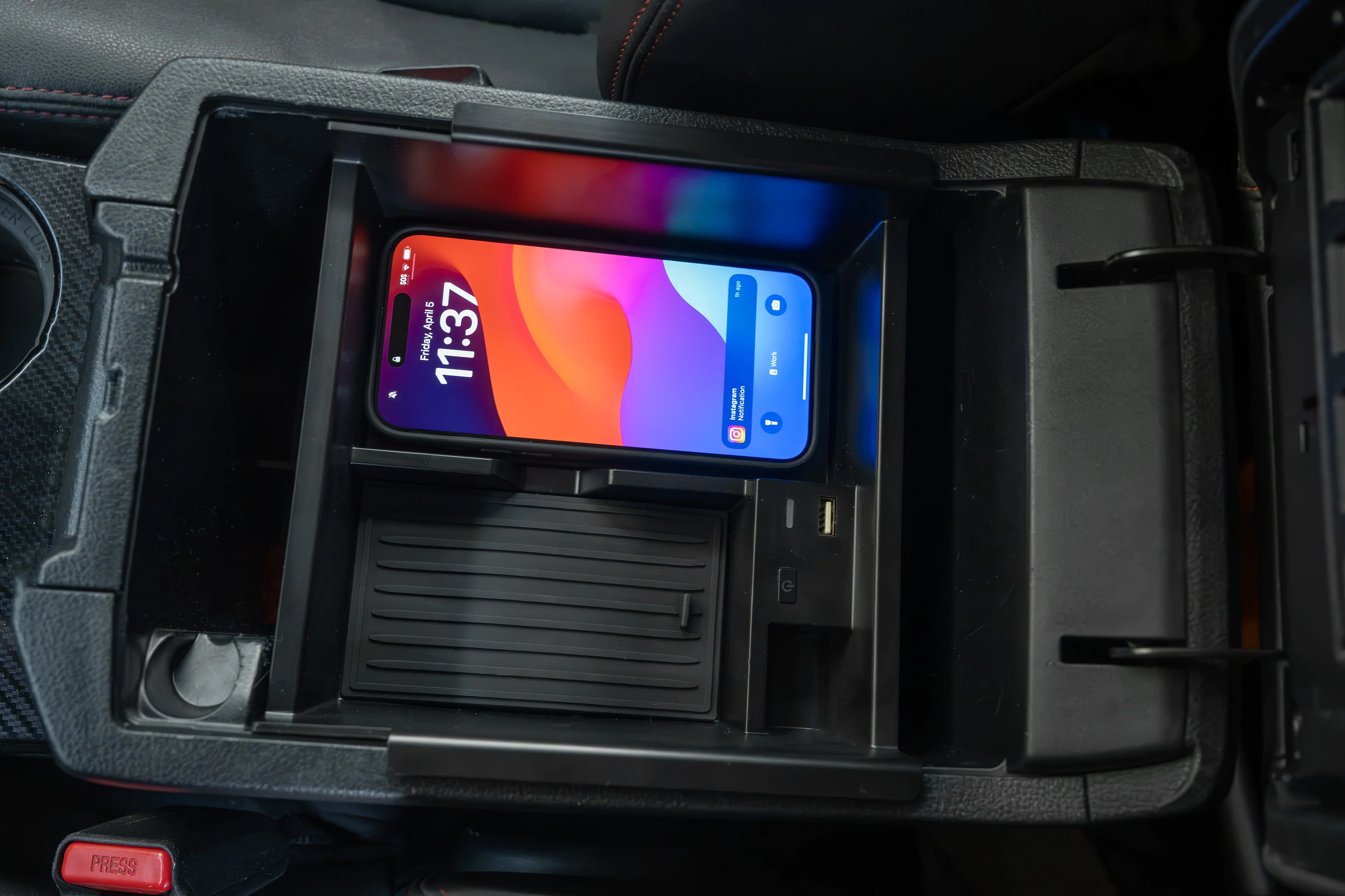 Center Console Charging Organizer For 4Runner (2010-2024) - Image 3