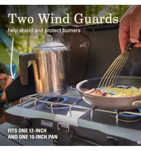 Coleman Triton 2-Burner Propane Camping Stove - Image 3