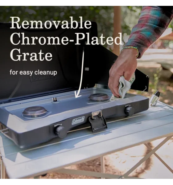 Coleman Triton 2-Burner Propane Camping Stove - Image 4