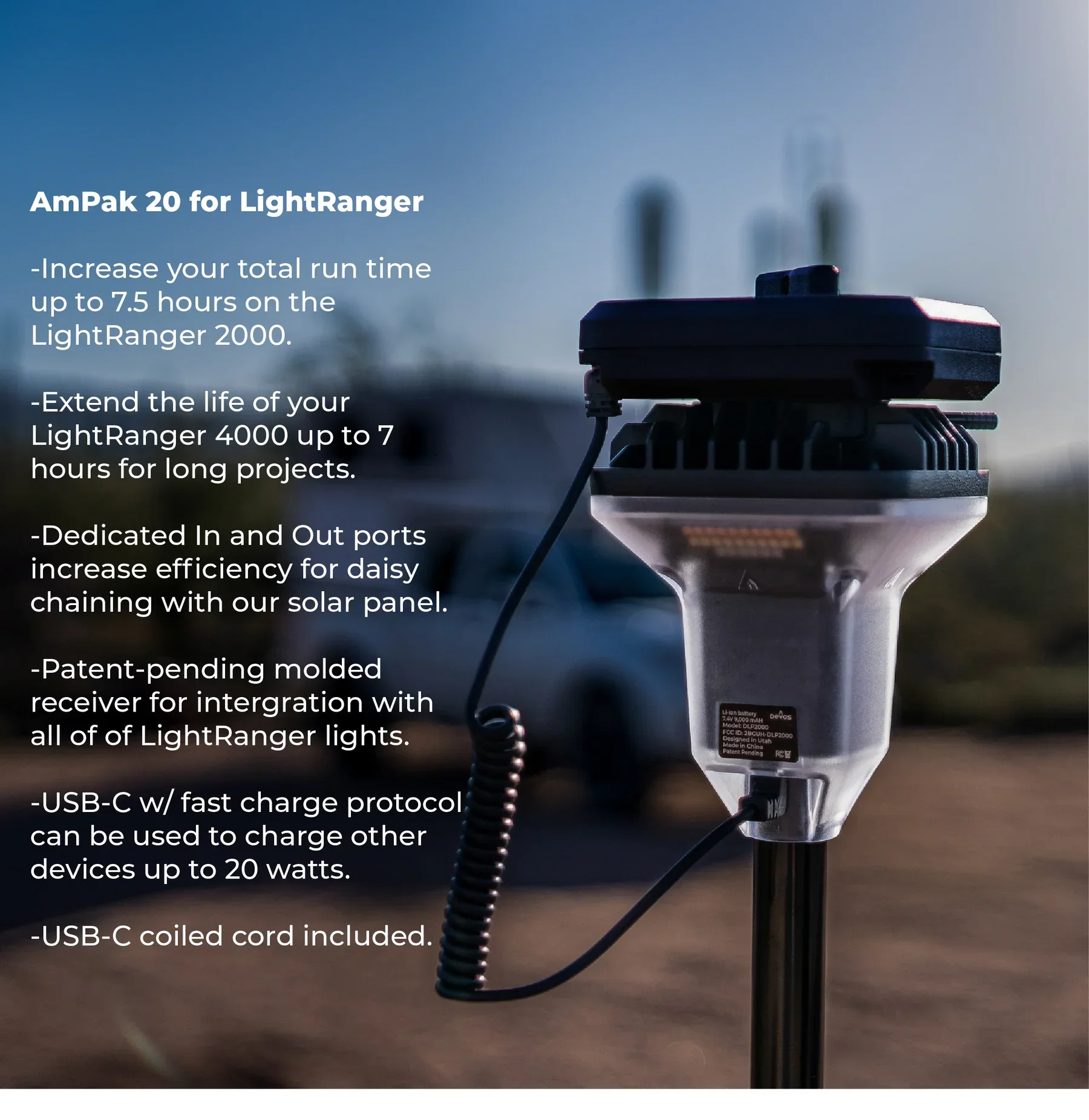 Devos AMPAK 20 Portable Power Bank - Image 2