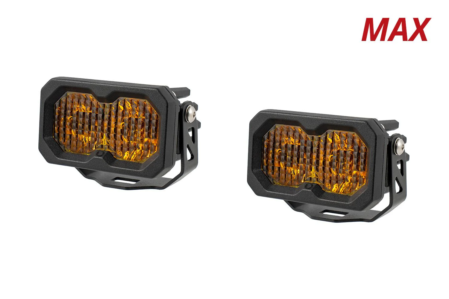 Diode Dynamics C2 2.0 SAE Yellow Max LED Pod (pair) - Image 2