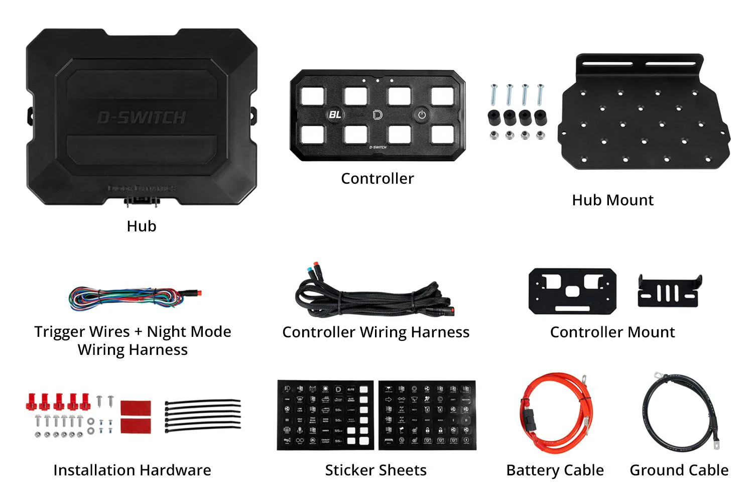 Diode Dynamics D-Switch Hub Mounting Kit For 4Runner (2025-Current) - Image 11